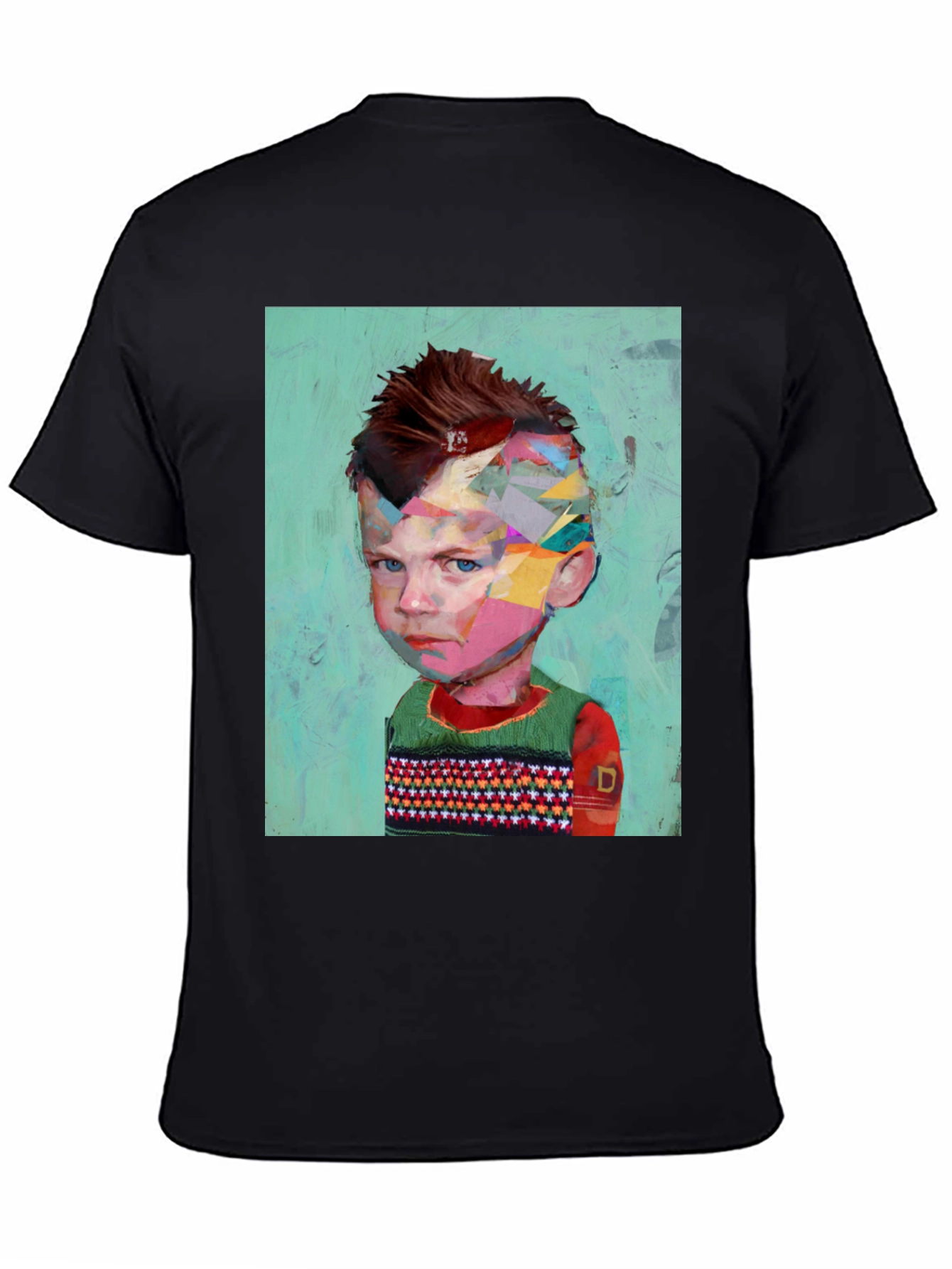 Abstract Portrait Graphic T-Shirt