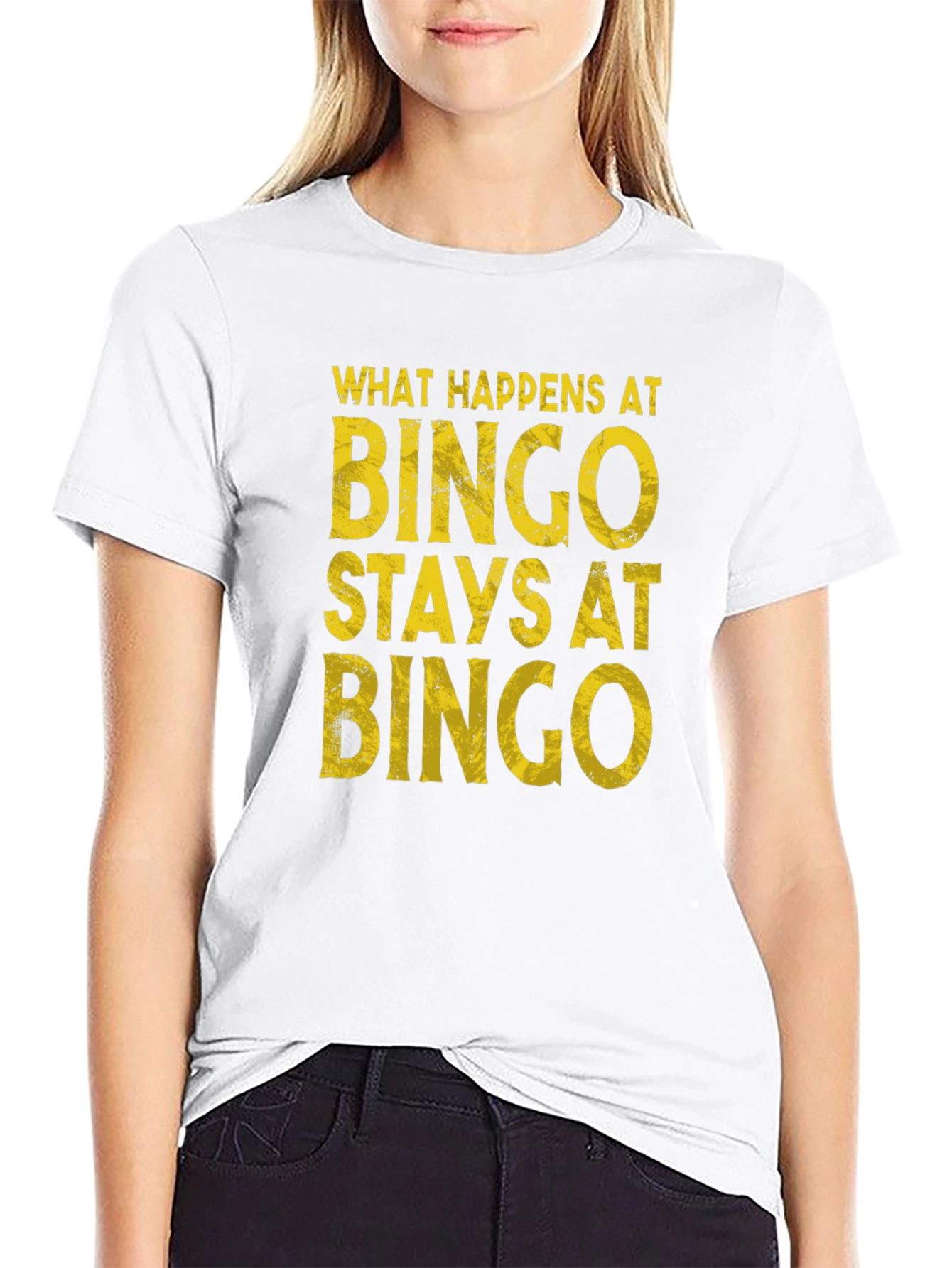 What Happens At Bingo Funny T-Shirt