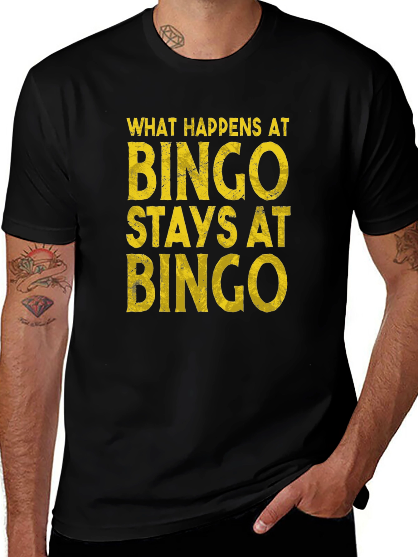 What Happens At Bingo Funny T-Shirt