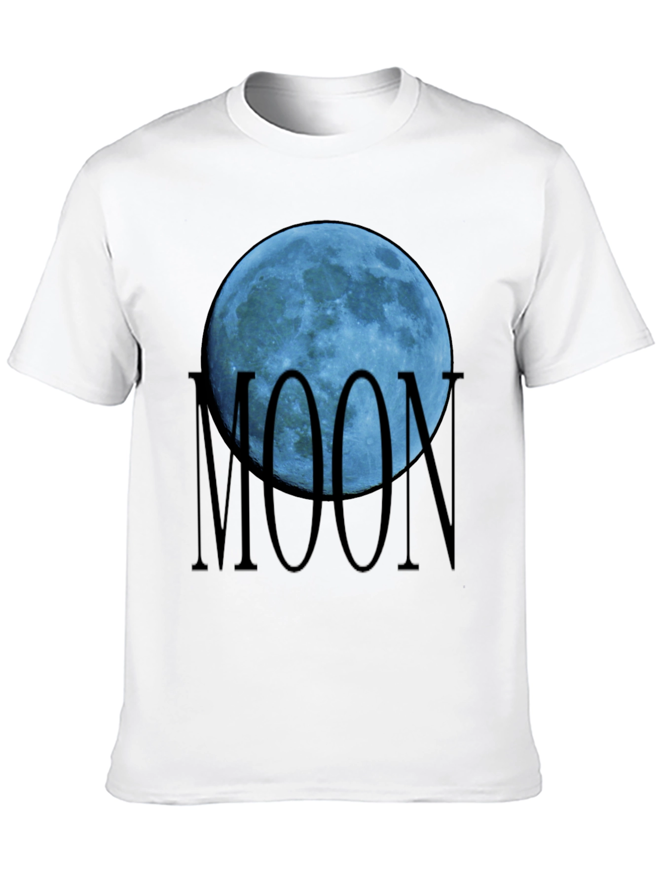 Blue Moon Graphic Black T-Shirt