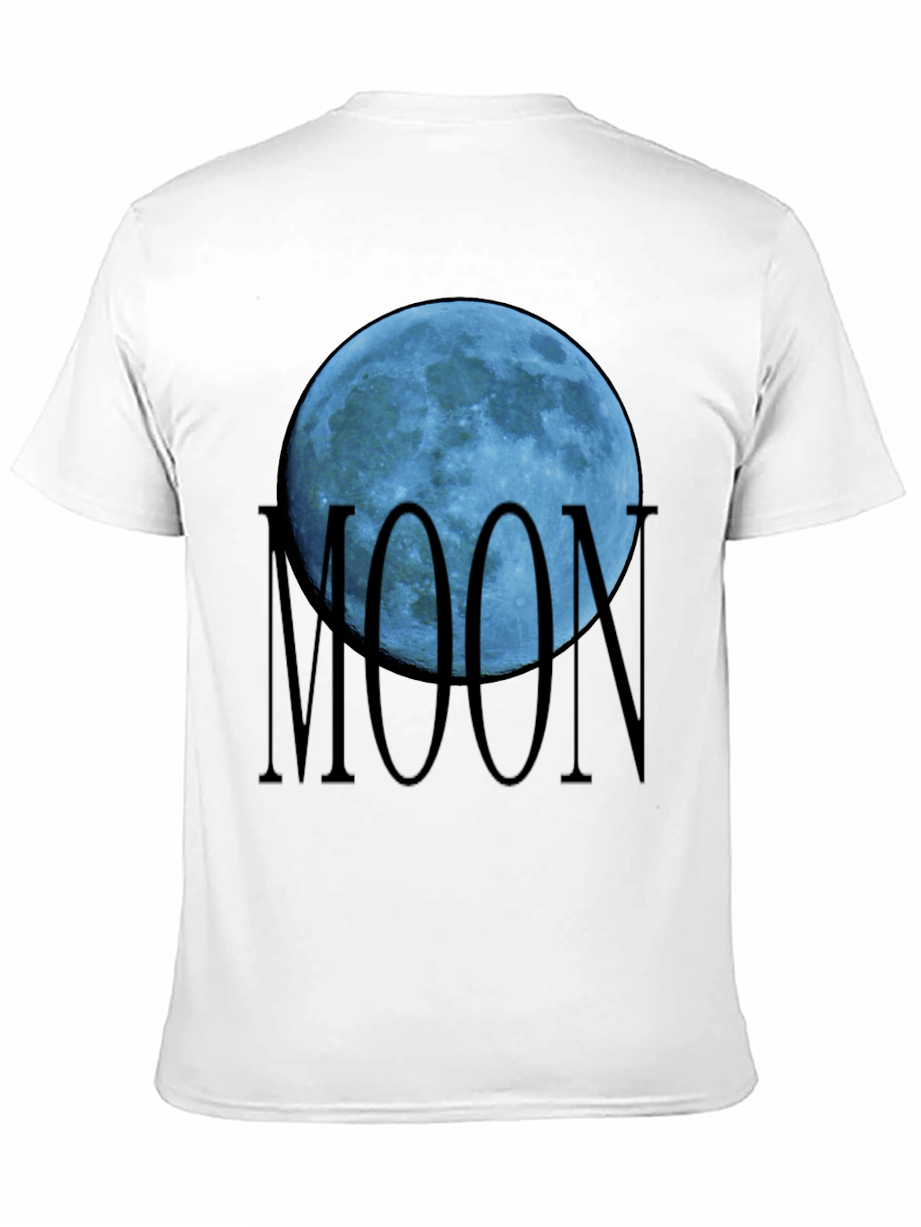 Blue Moon Graphic Black T-Shirt