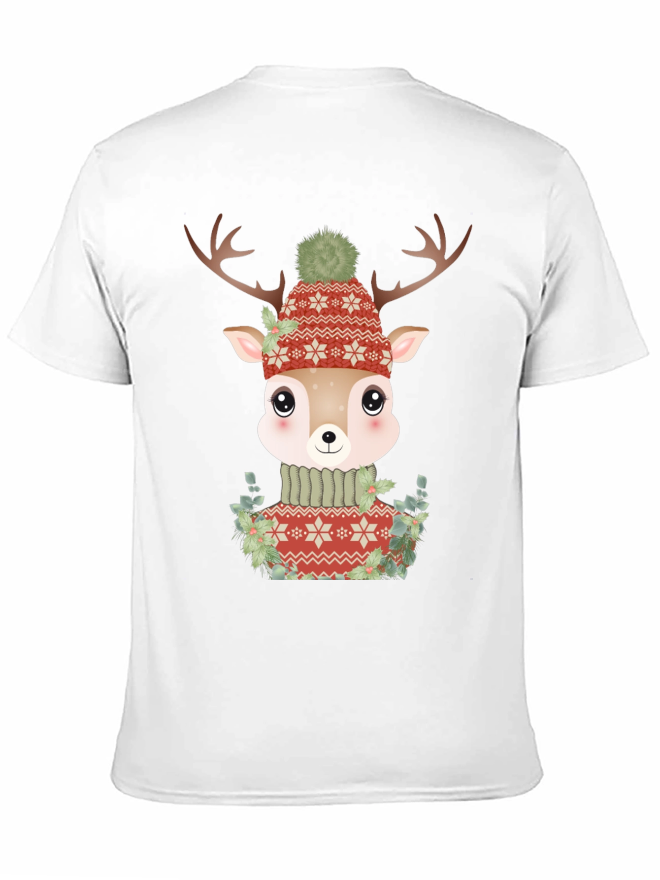 Cute Deer in Sweater Graphic Tee