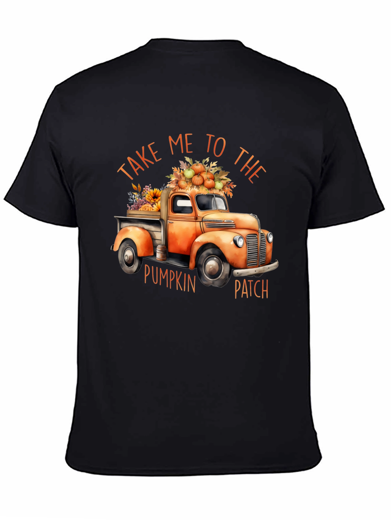 Fall Pumpkin Patch Truck Graphic Tee