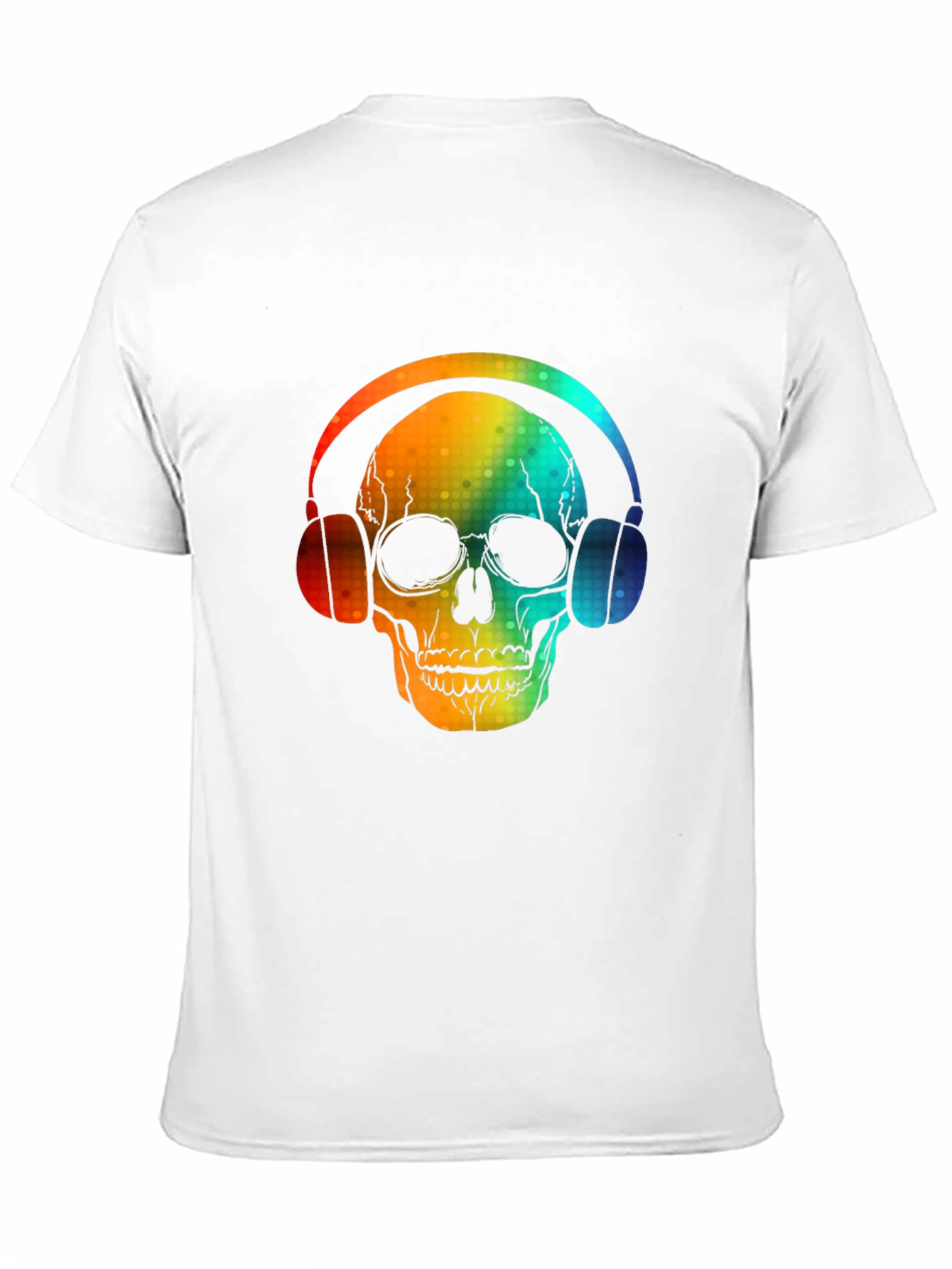 Skull Headphones Graphic Tee - Bold Design
