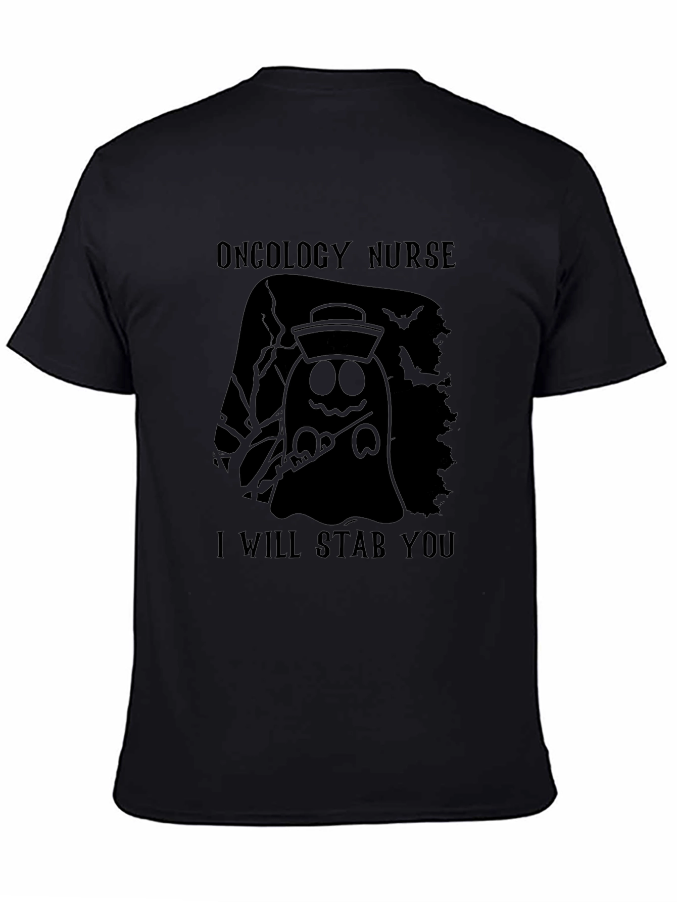 Oncology Nurse Halloween Ghost T-Shirt