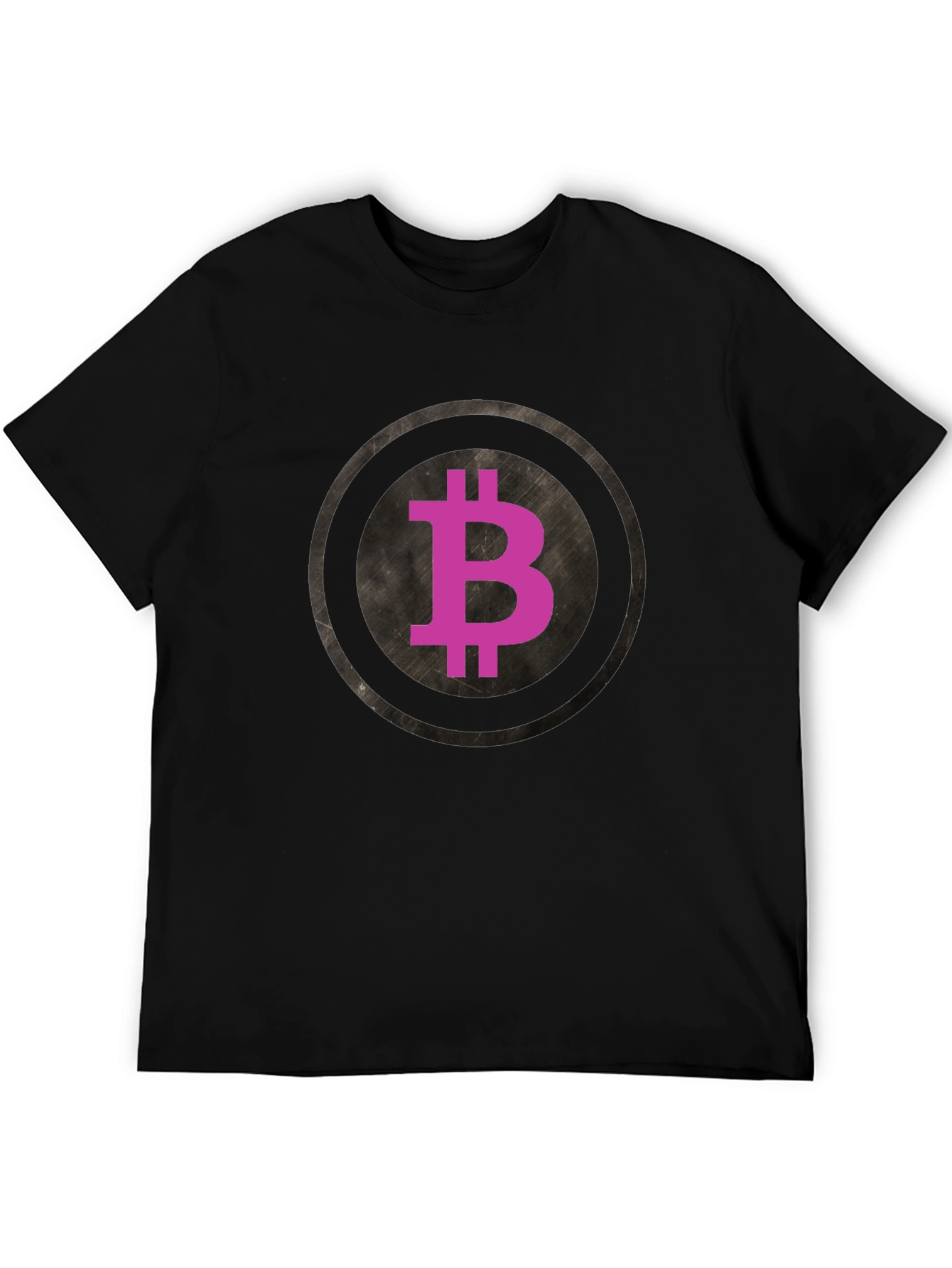 Bitcoin Crypto Currency Graphic Tee - Black