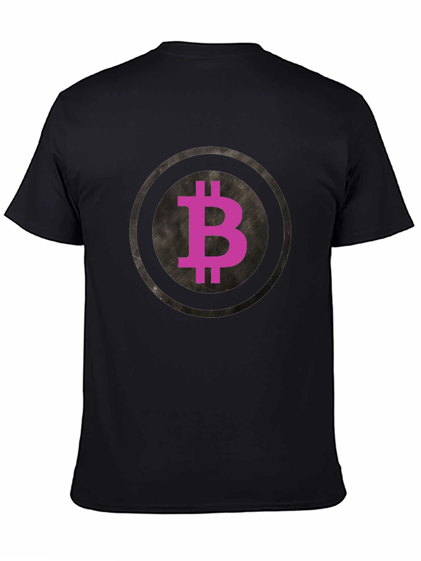 Bitcoin Crypto Currency Graphic Tee - Black
