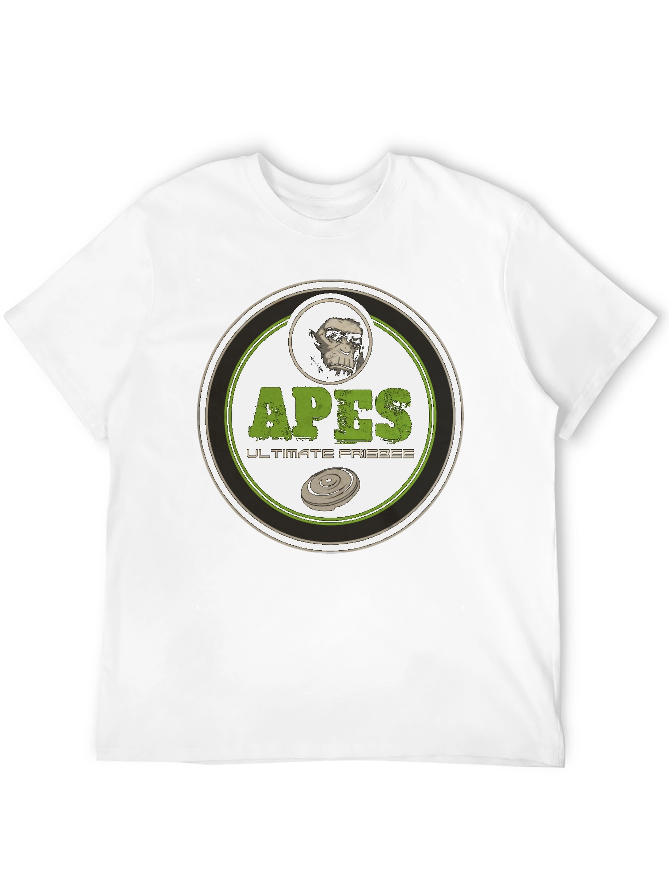 Apes Ultimate Frisbee Black T-Shirt