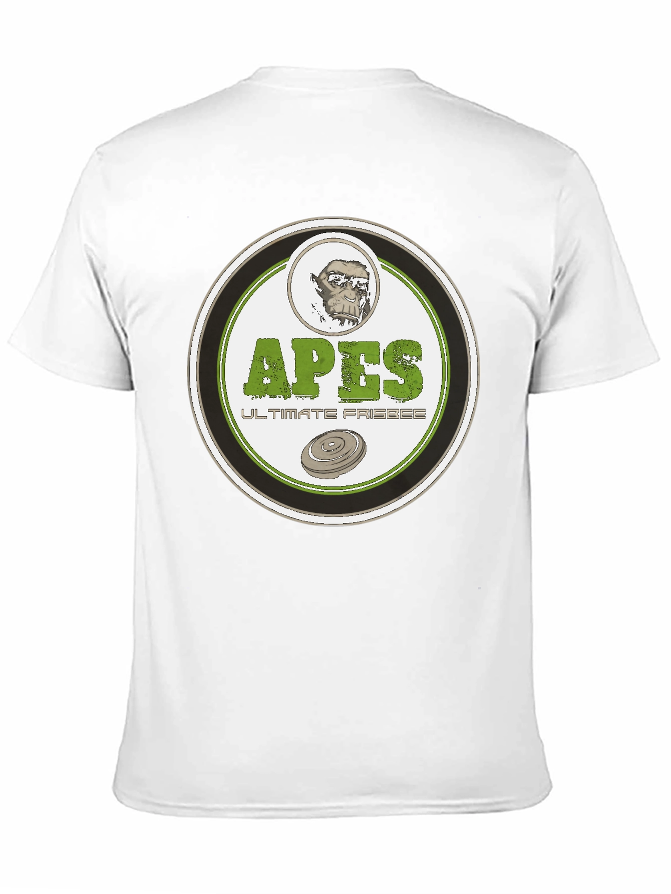 Apes Ultimate Frisbee Black T-Shirt