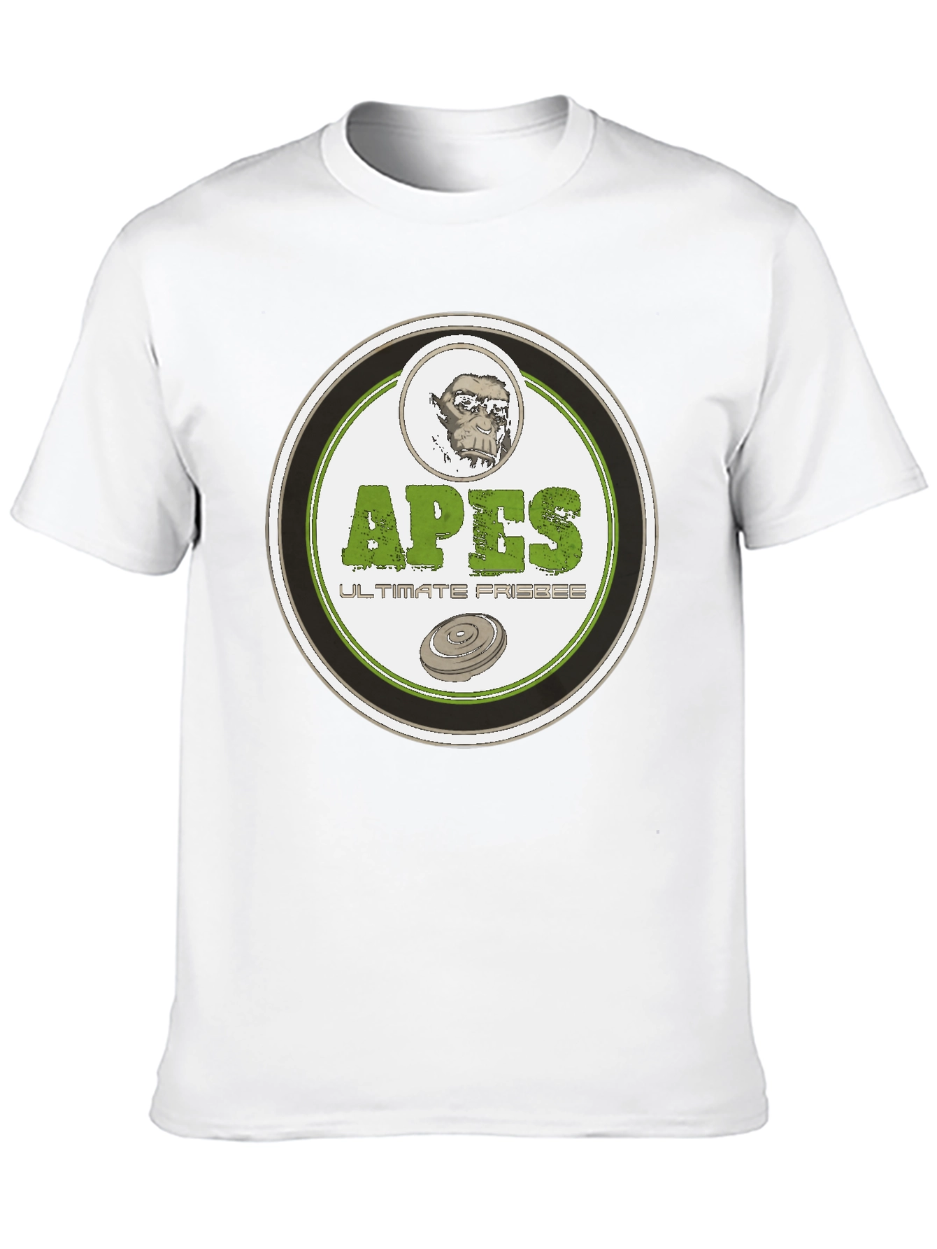 Apes Ultimate Frisbee Black T-Shirt