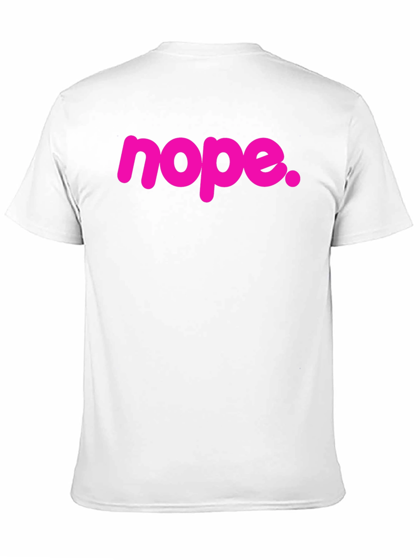 Nope Graphic Tee - Casual Black T-Shirt