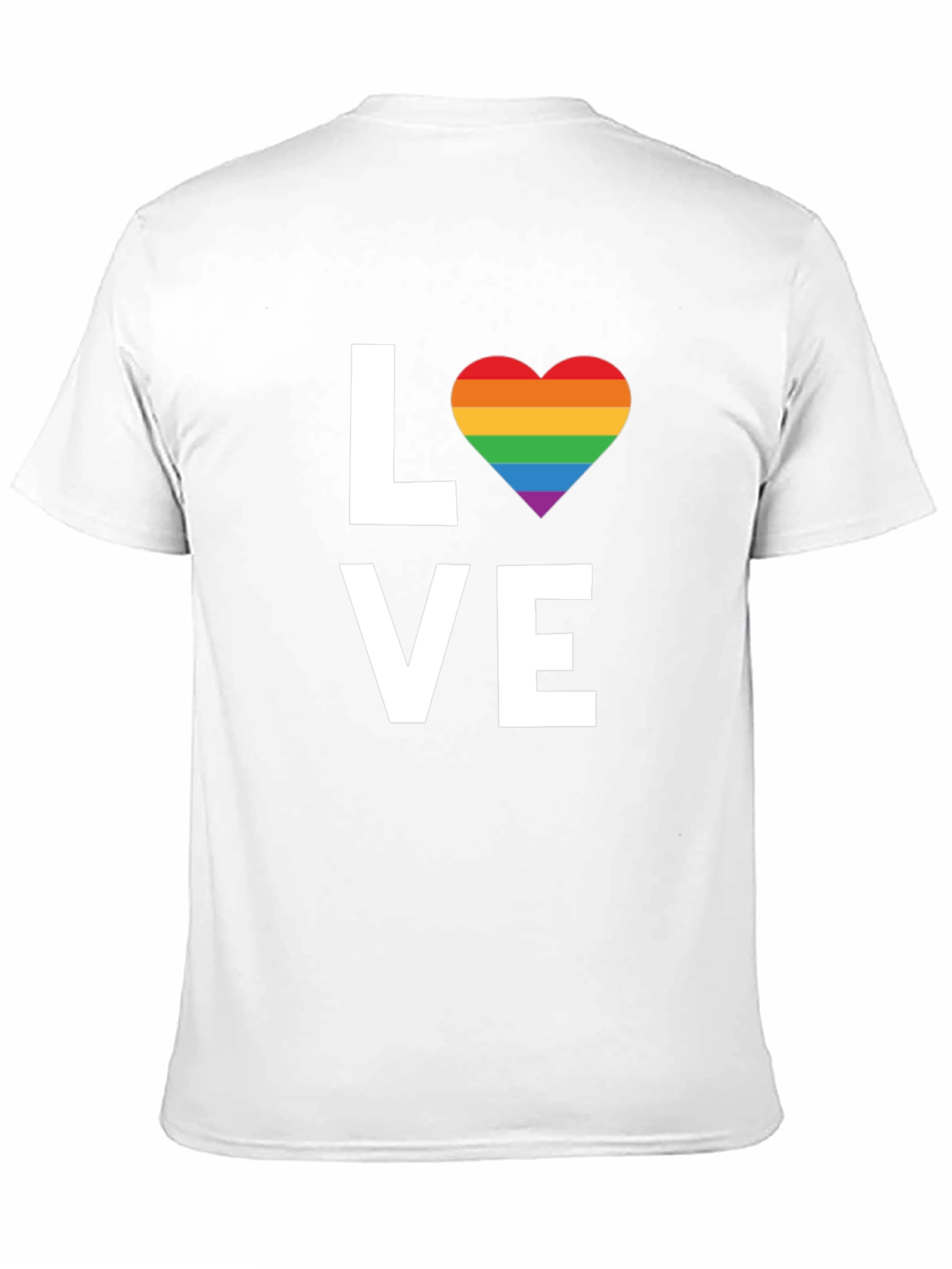 Love Rainbow Heart T-Shirt - Pride LGBTQ Tee