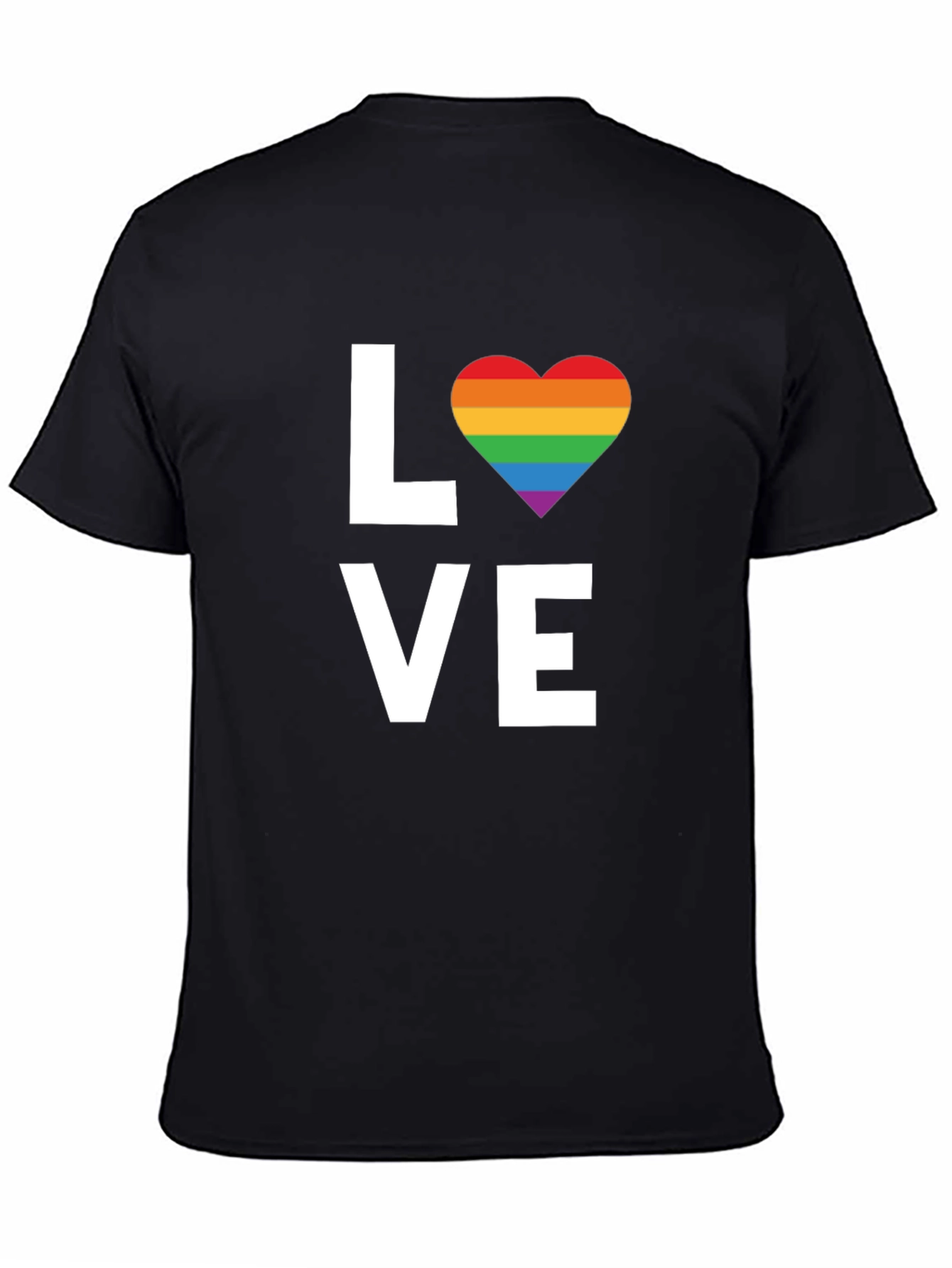 Love Rainbow Heart T-Shirt - Pride LGBTQ Tee