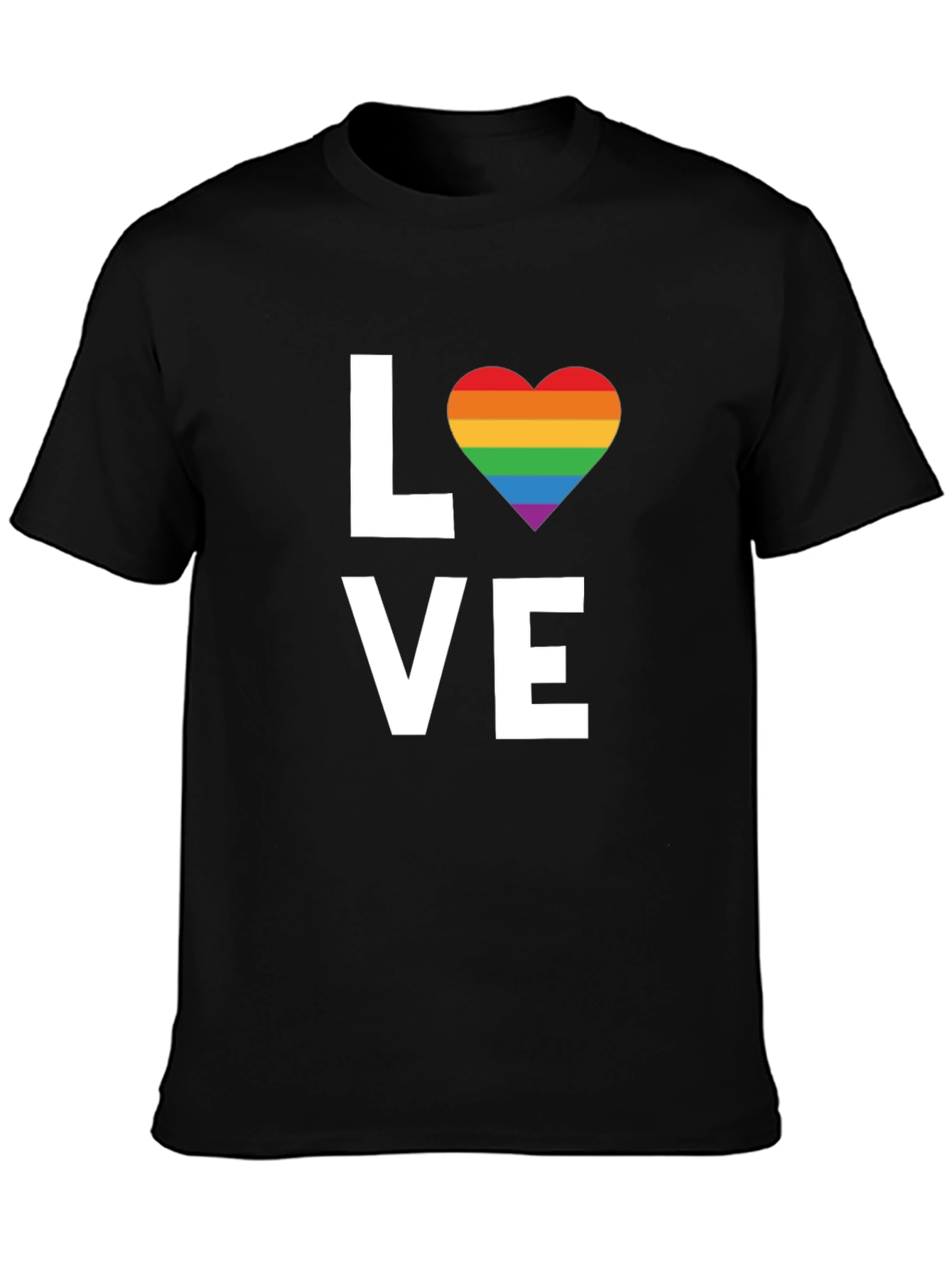 Love Rainbow Heart T-Shirt - Pride LGBTQ Tee