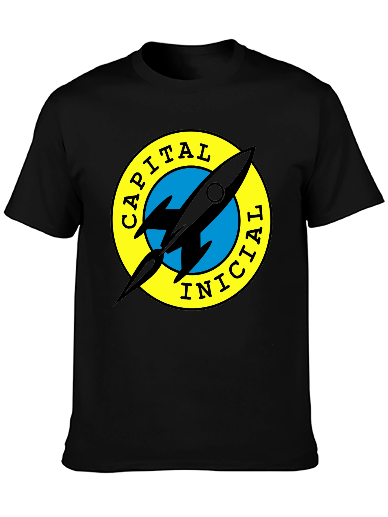 Capital Inicial Rocket T-Shirt Black