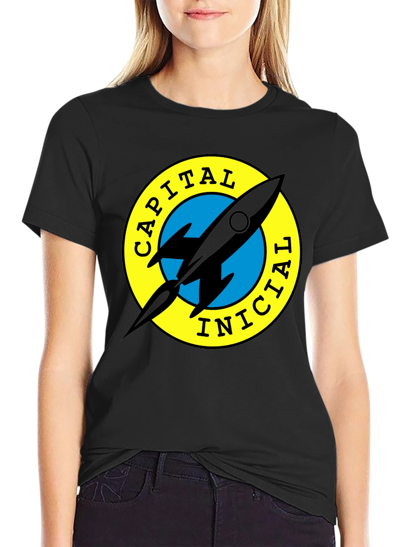 Capital Inicial Rocket T-Shirt Black