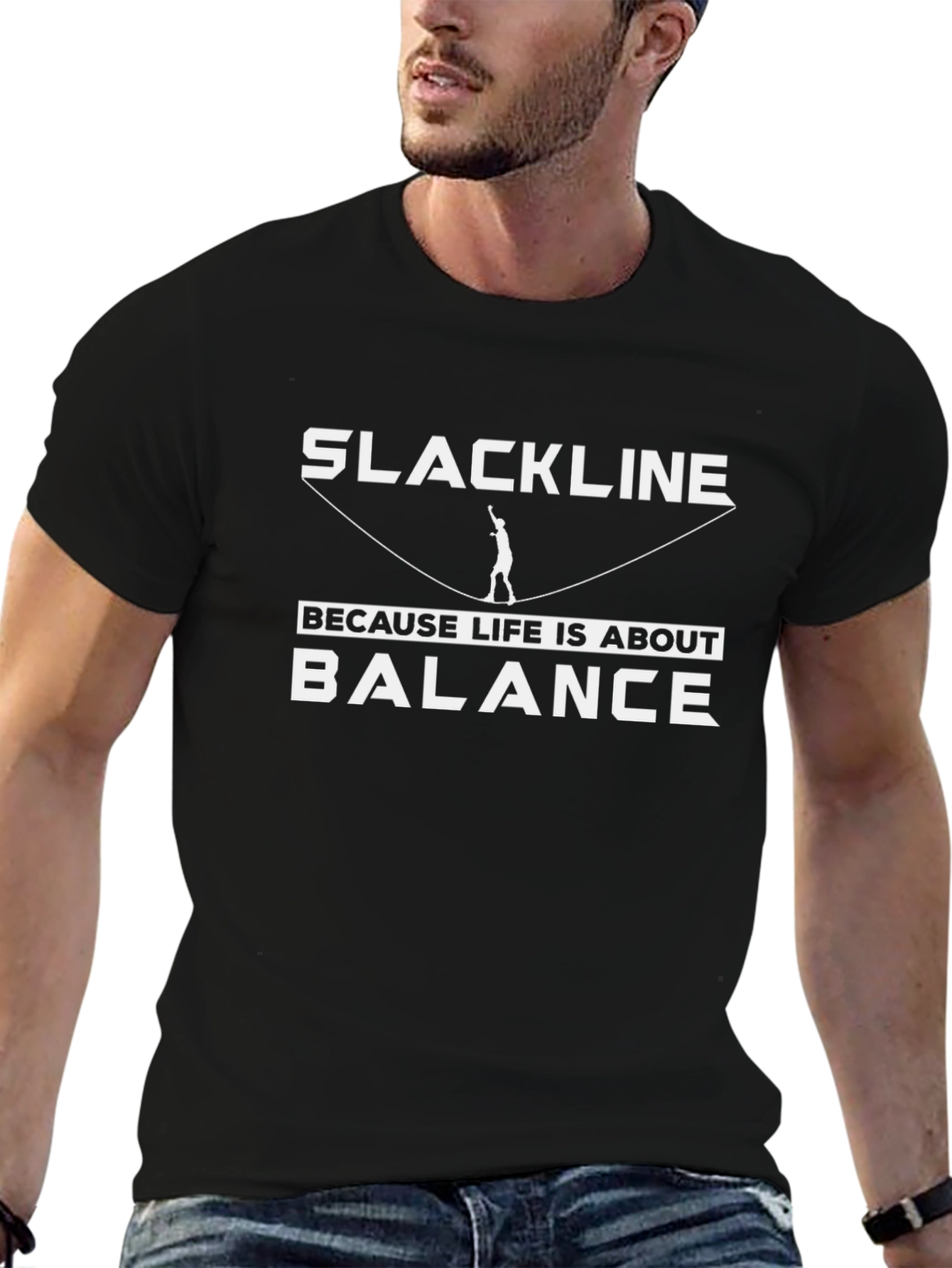Slackline Balance T-Shirt - Life Balance Tee