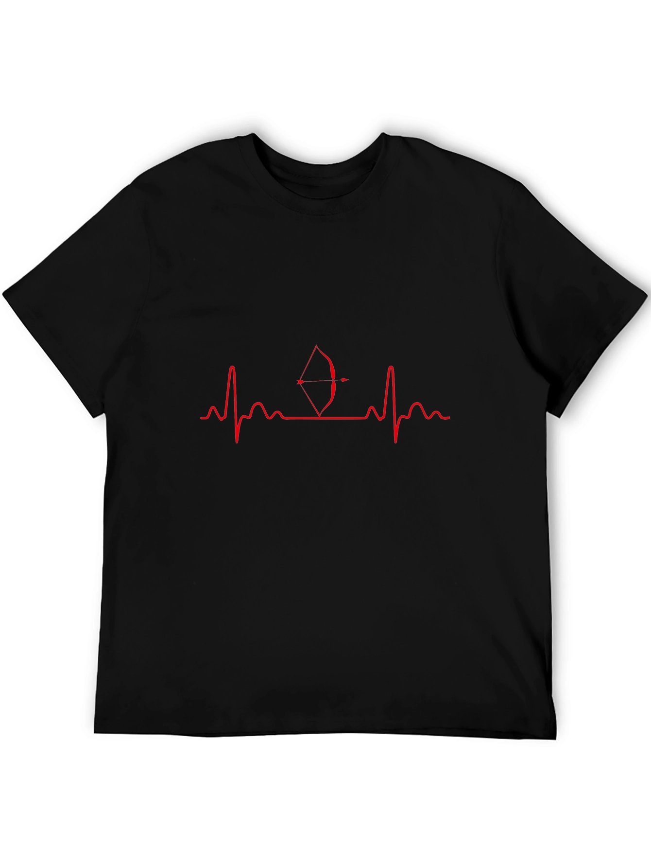 Archer Heartbeat Graphic Tee - Black
