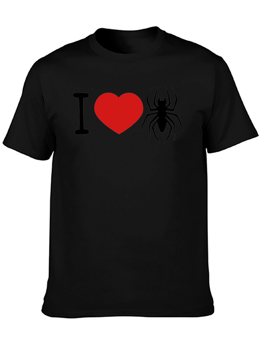 I Love Spiders T-Shirt: Cool Arachnid Design