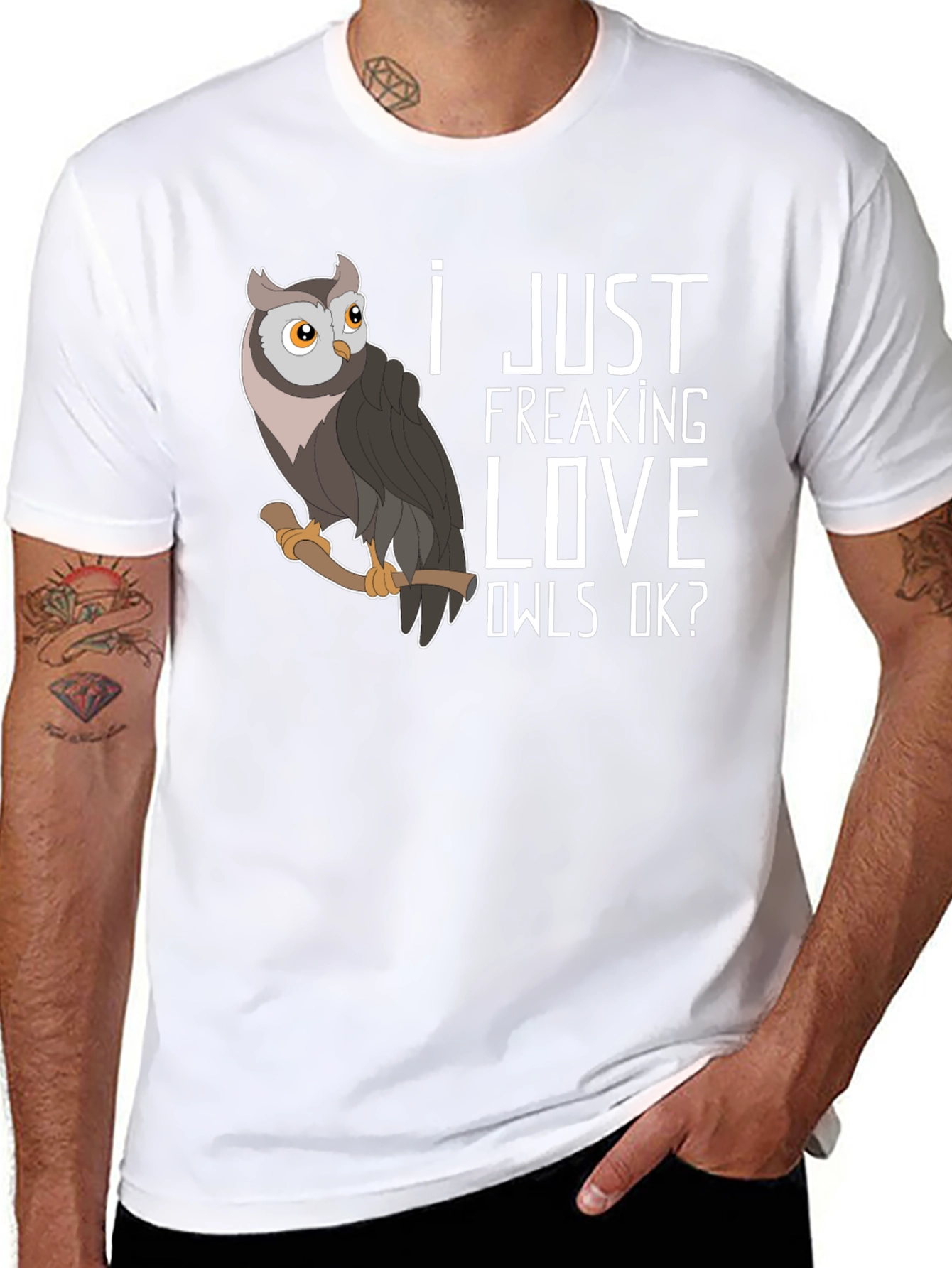 I Just Freaking Love Owls T-Shirt
