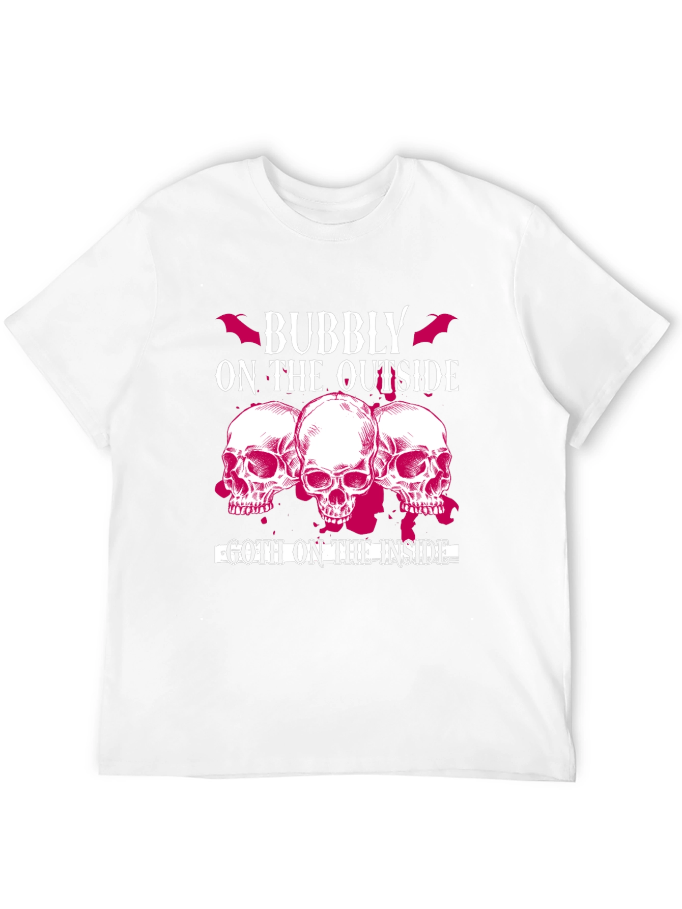 Bubbly on the Outside Goth on the Inside T-Shirt