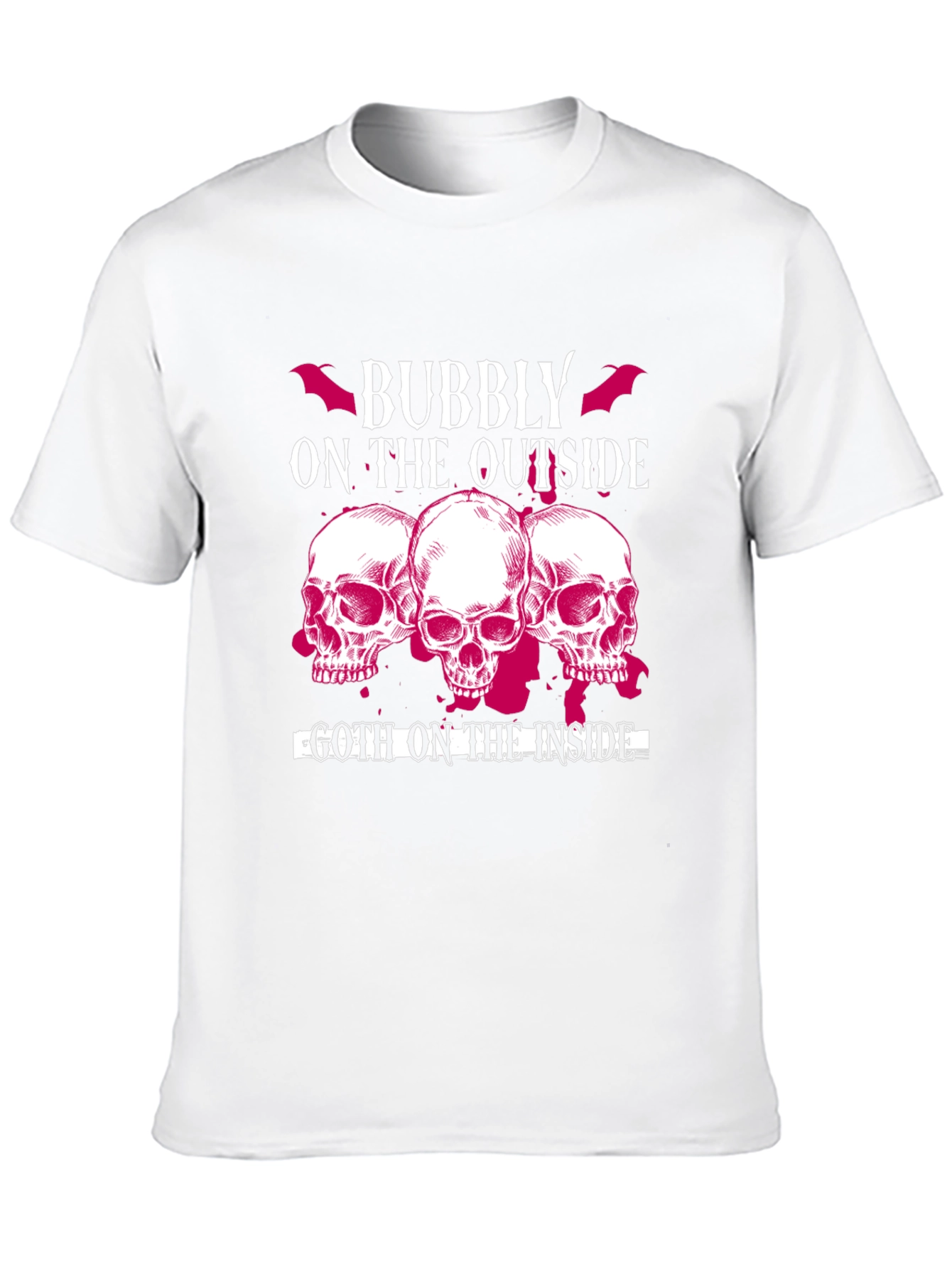 Bubbly on the Outside Goth on the Inside T-Shirt