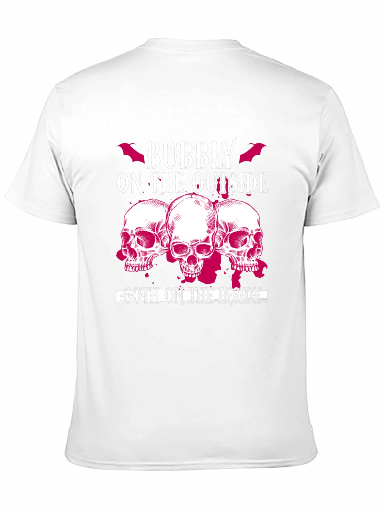 Bubbly on the Outside Goth on the Inside T-Shirt