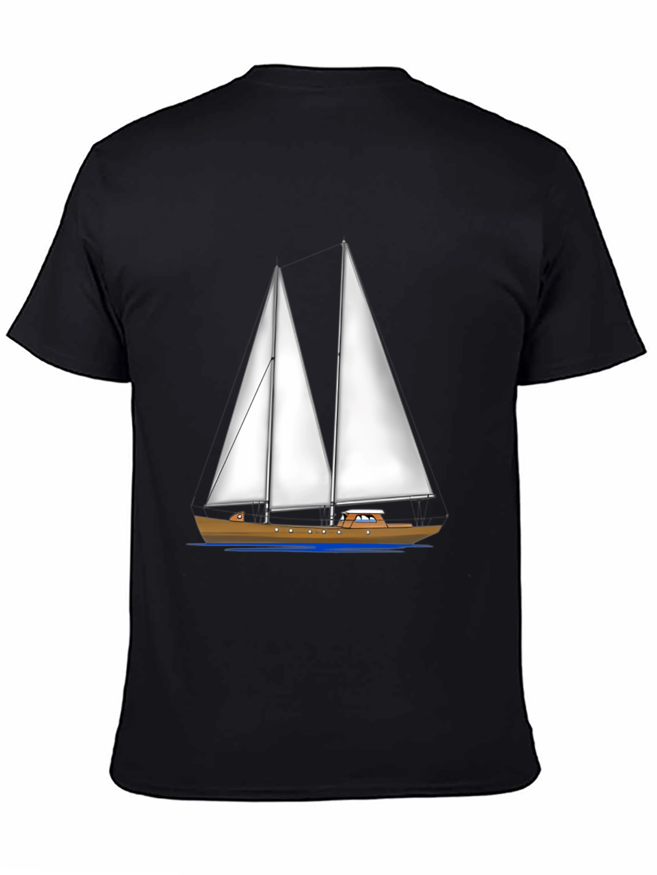 Sailing Boat Graphic Tee - Nautical Style Shirt