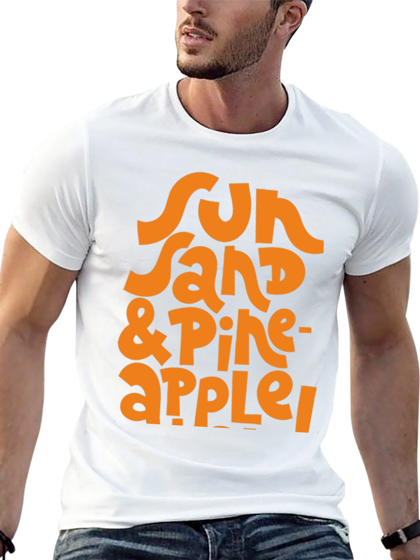 Sun Sand & Pineapple Graphic T-Shirt