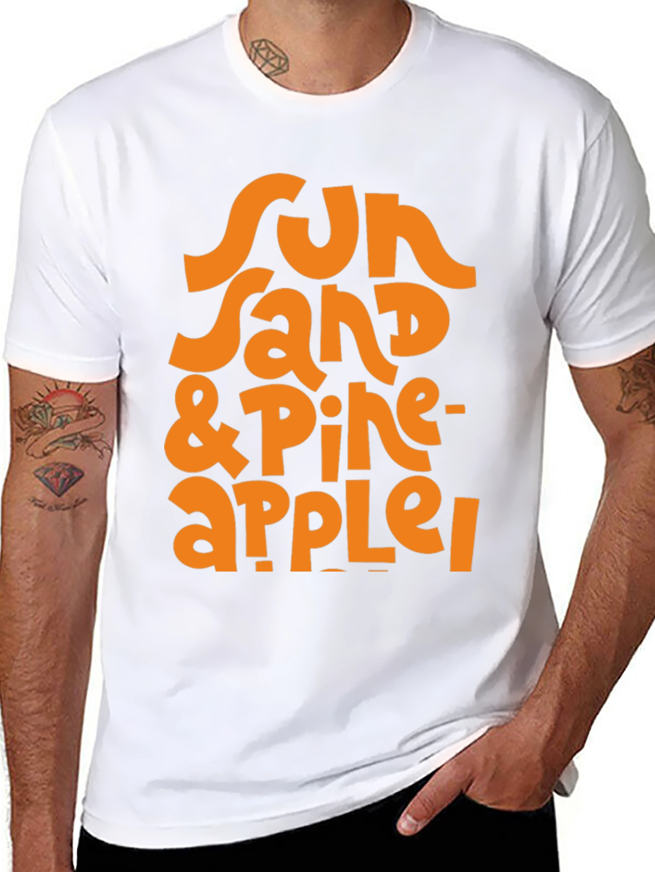 Sun Sand & Pineapple Graphic T-Shirt