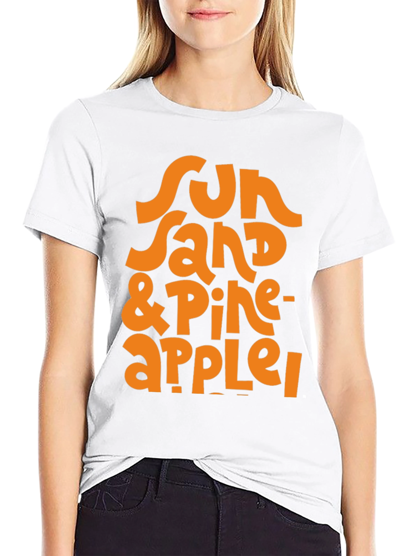 Sun Sand & Pineapple Graphic T-Shirt