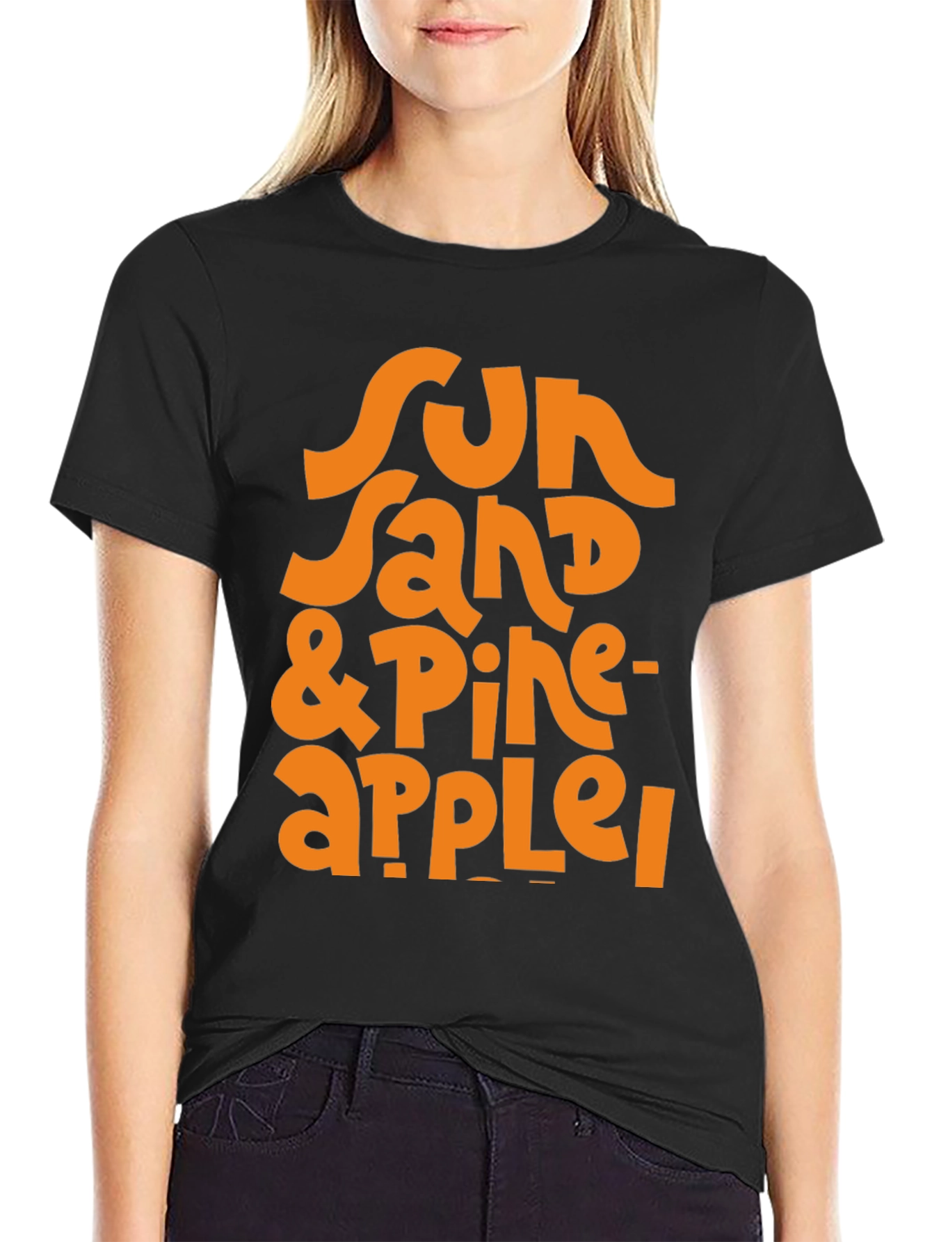 Sun Sand & Pineapple Graphic T-Shirt