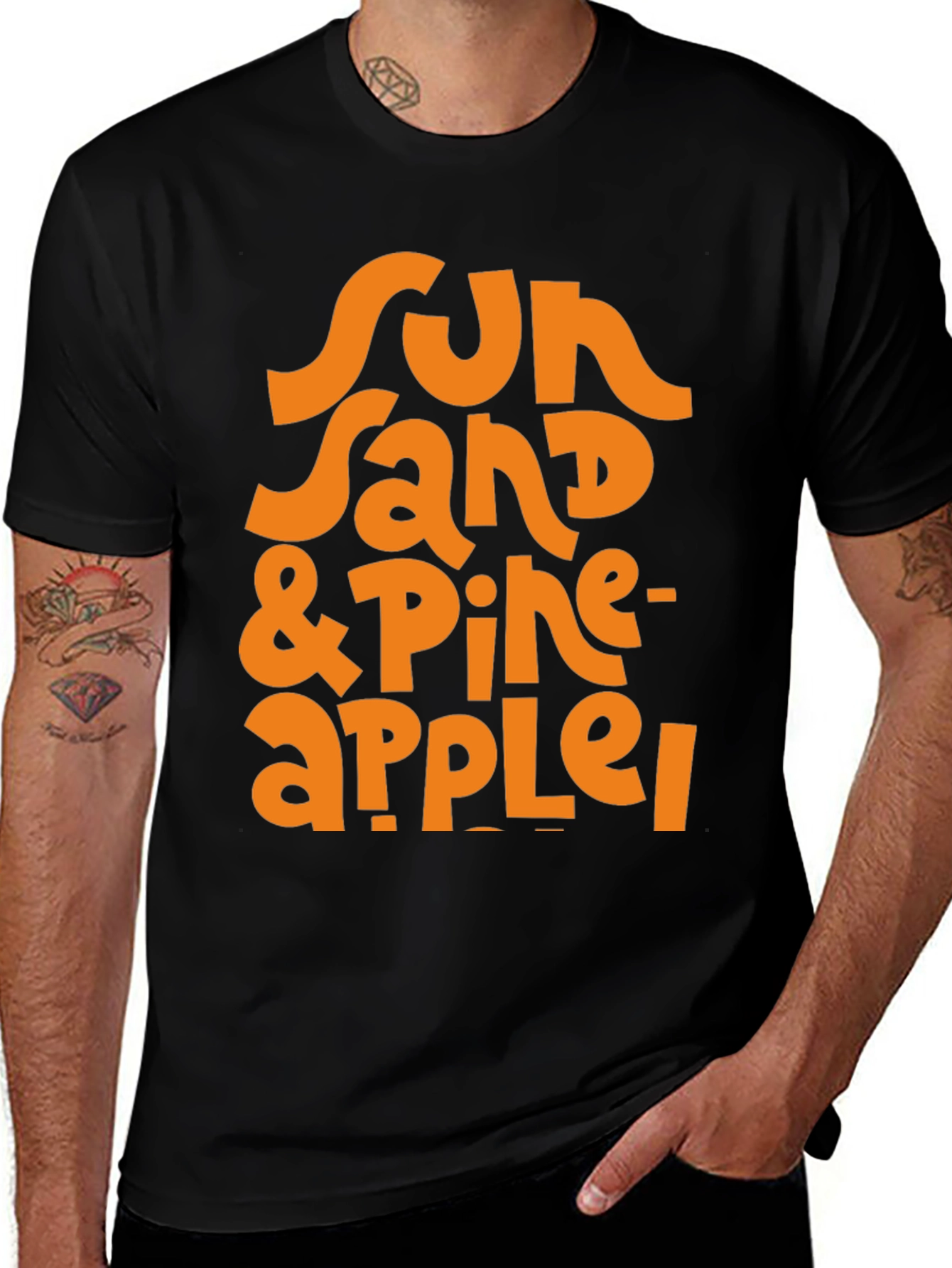 Sun Sand & Pineapple Graphic T-Shirt