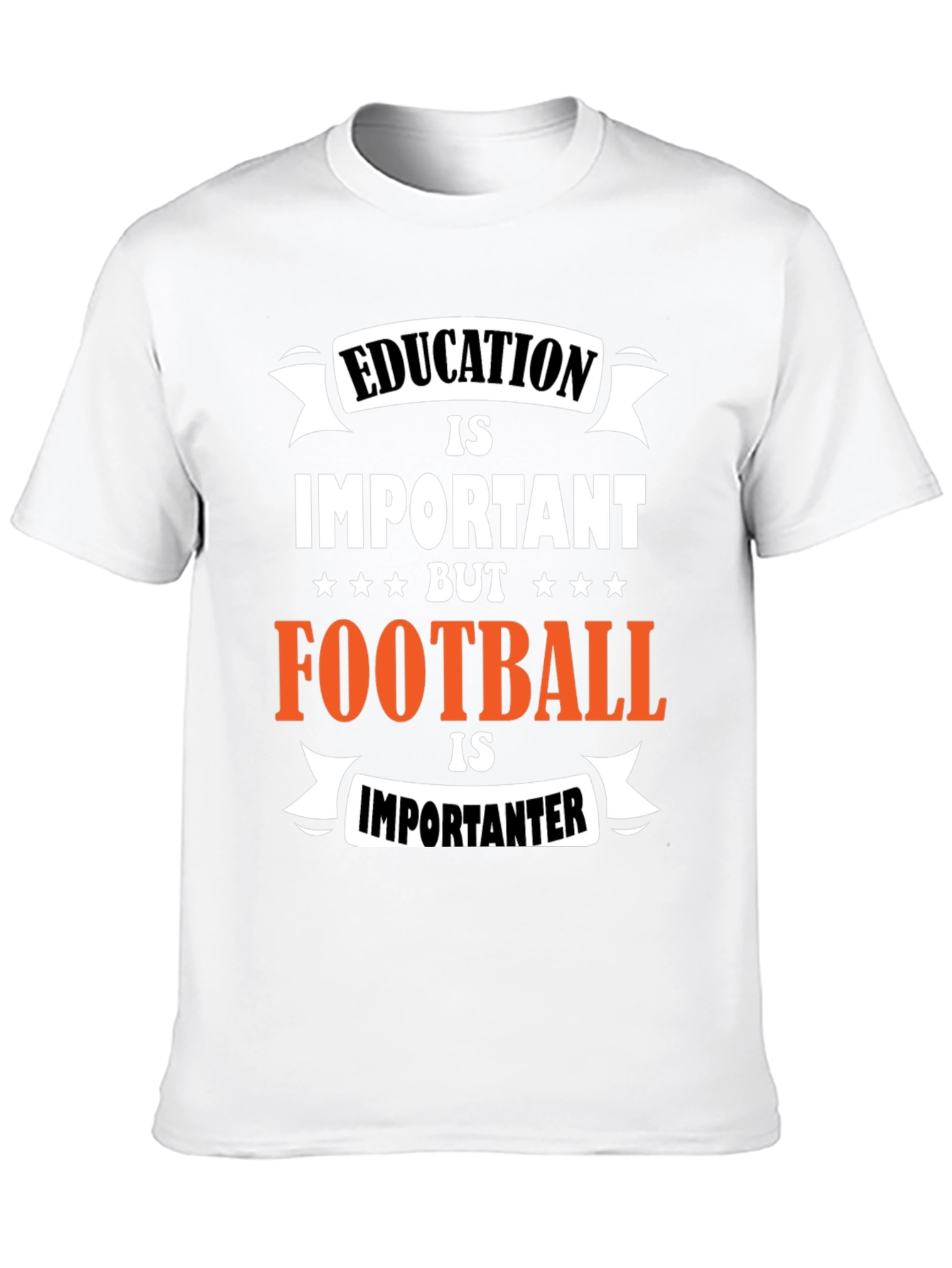 Funny Football Is Importanter Graphic T-Shirt