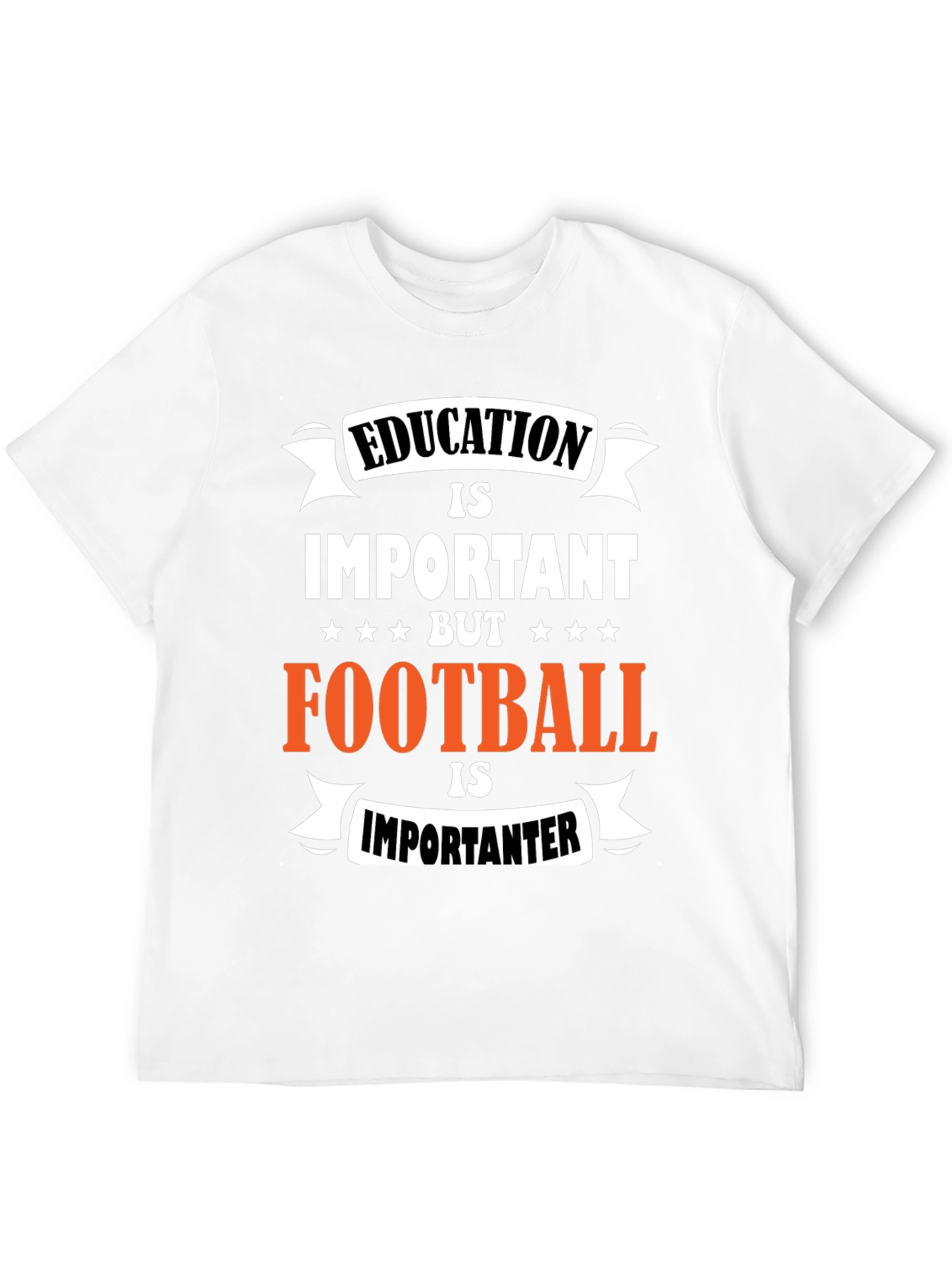 Funny Football Is Importanter Graphic T-Shirt