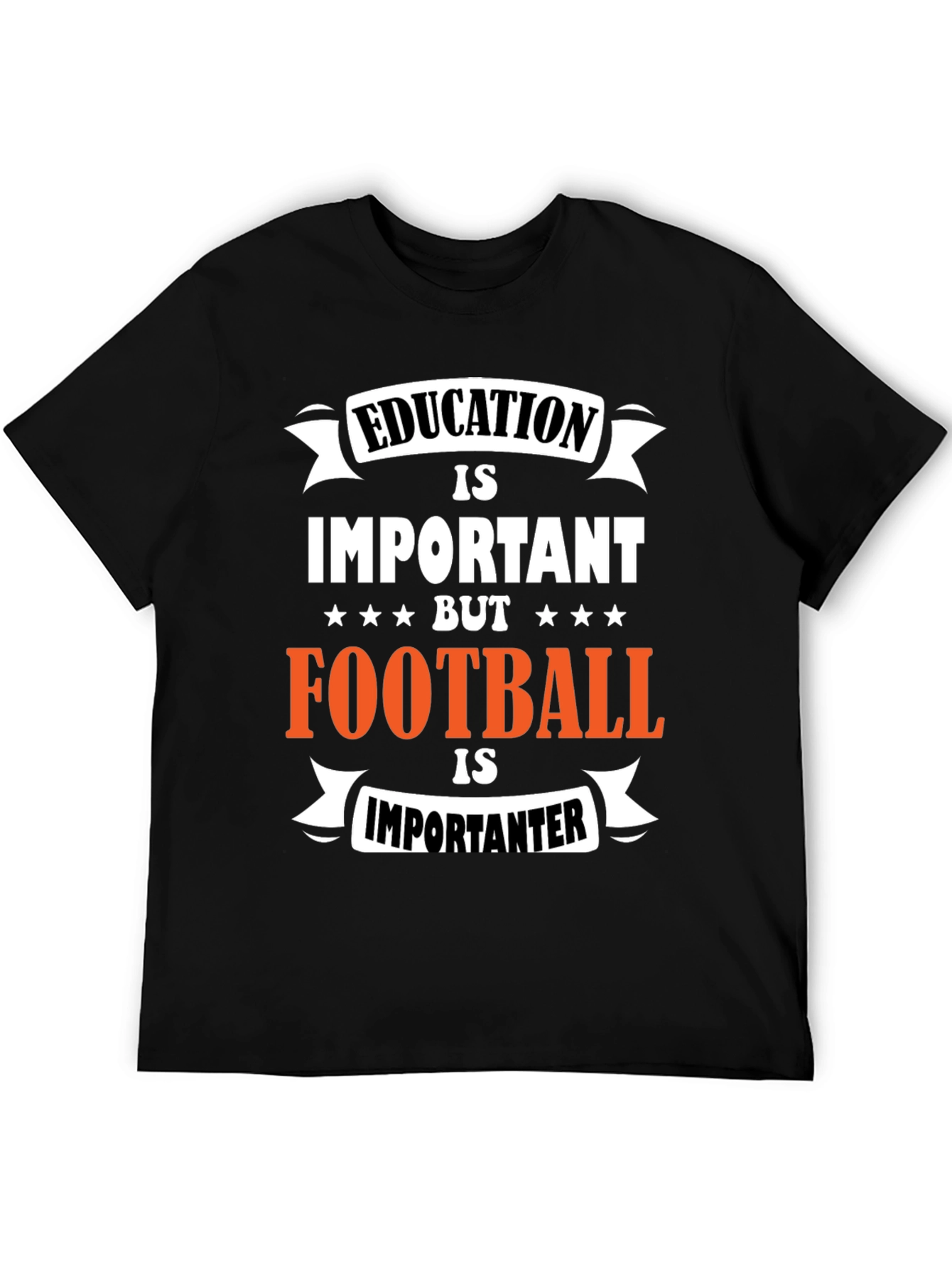 Funny Football Is Importanter Graphic T-Shirt
