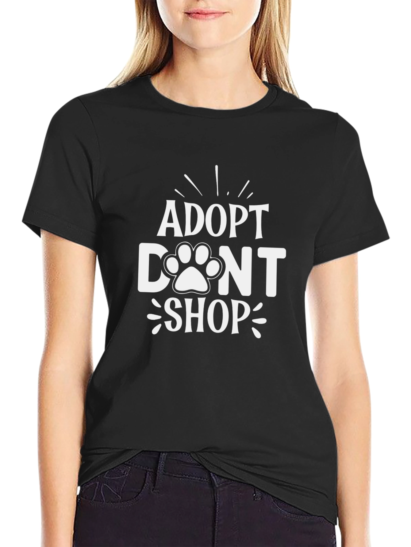 Adopt Dont Shop Graphic Tee