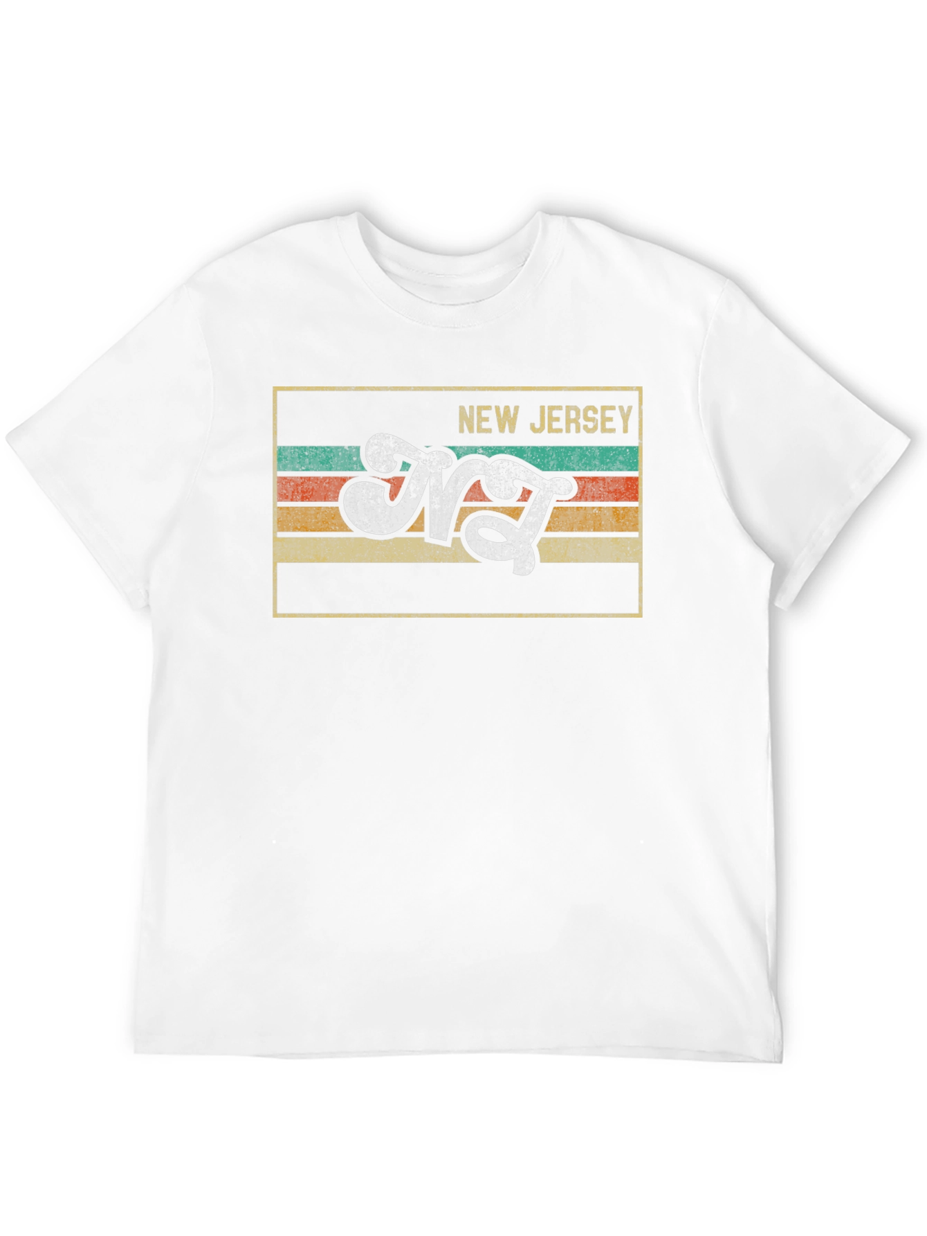 Retro New Jersey Graphic T-Shirt