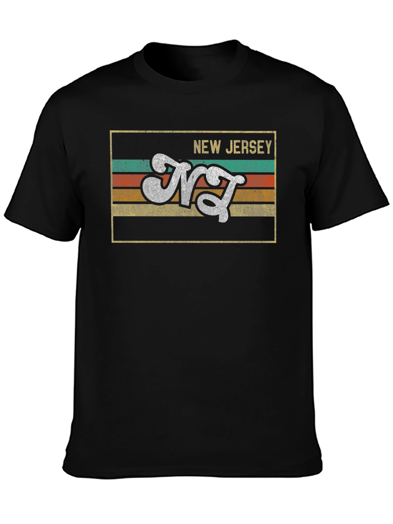 Retro New Jersey Graphic T-Shirt