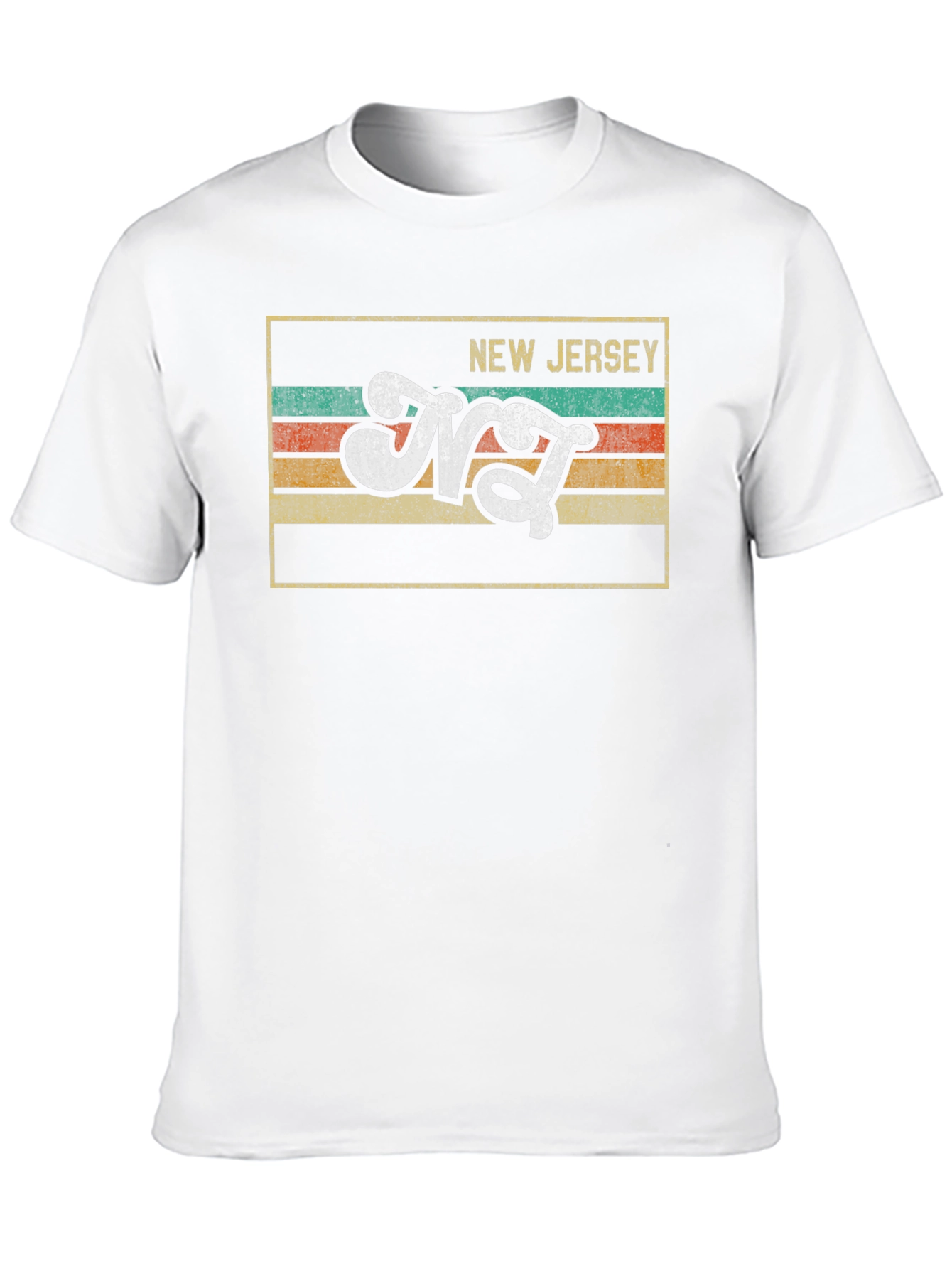 Retro New Jersey Graphic T-Shirt