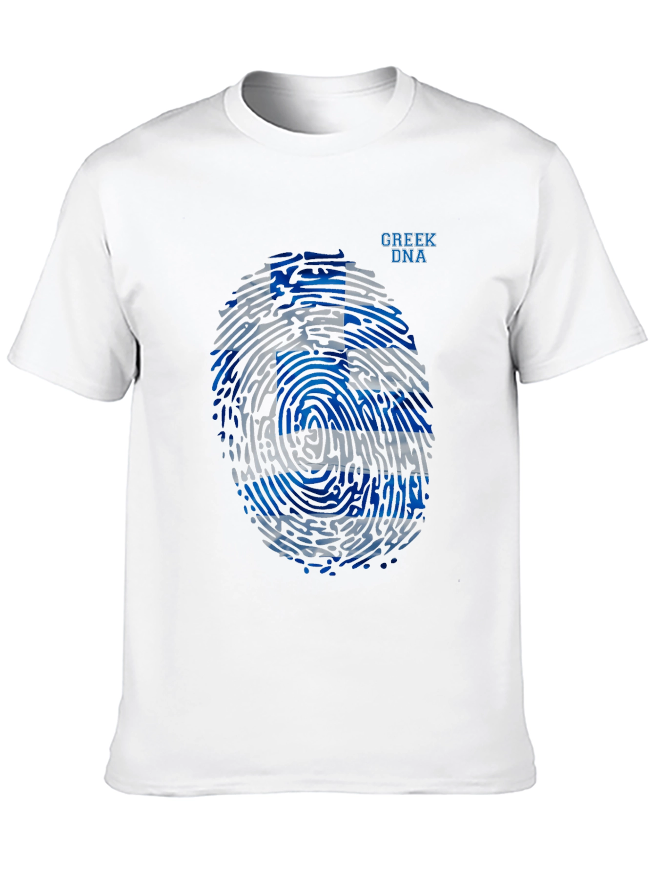 Greek DNA Fingerprint T-Shirt - Black