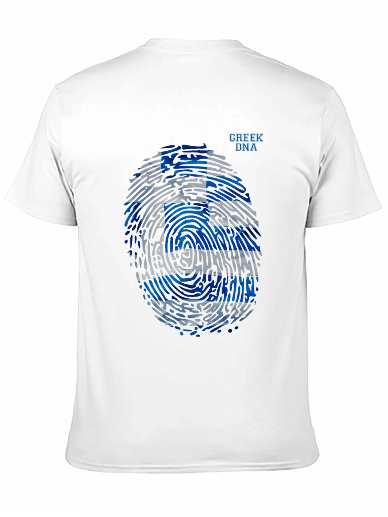 Greek DNA Fingerprint T-Shirt - Black