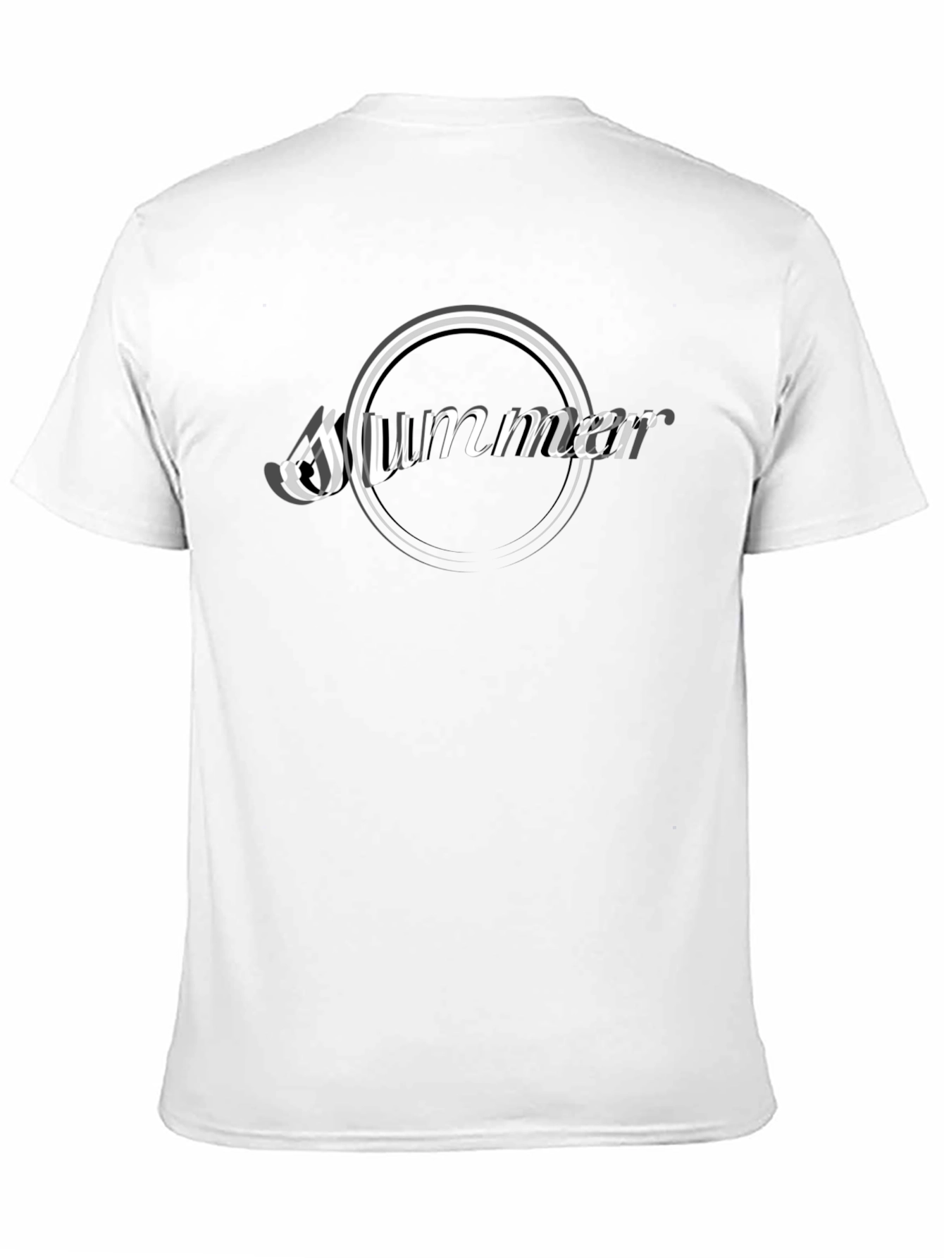 Summer Graphic Tee - Stylish Black T-Shirt