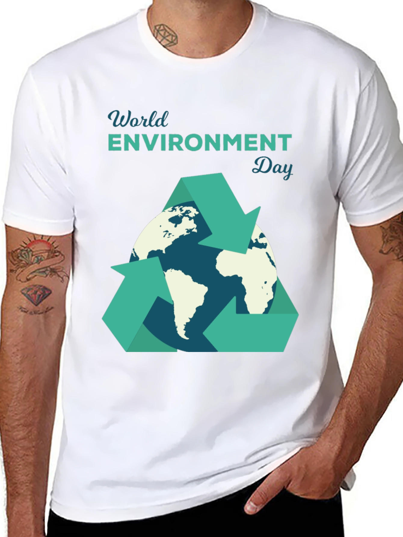 World Environment Day T-Shirt: Recycle Earth Tee