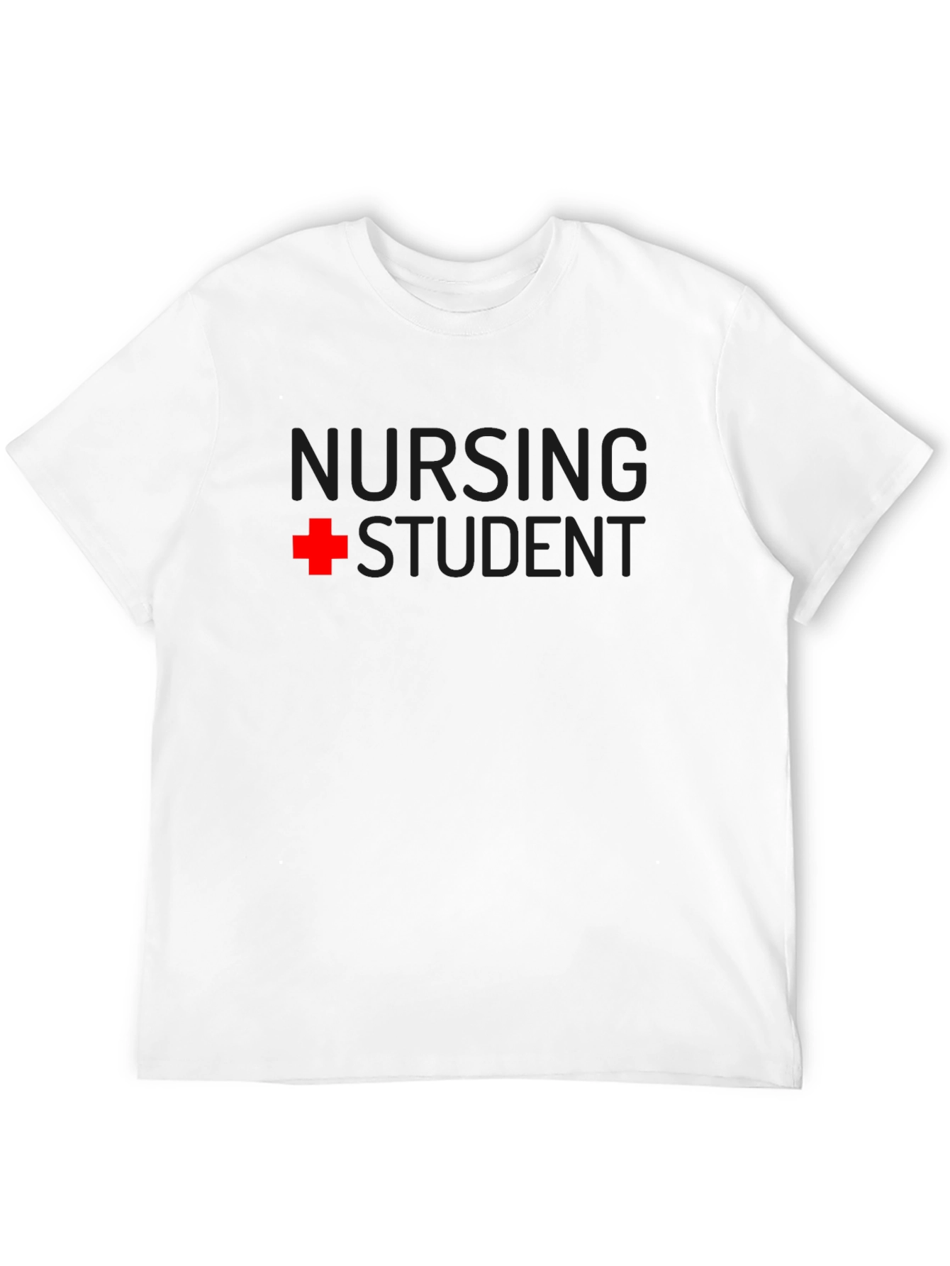 Nursing Student T-Shirt - Black Crew Neck Tee