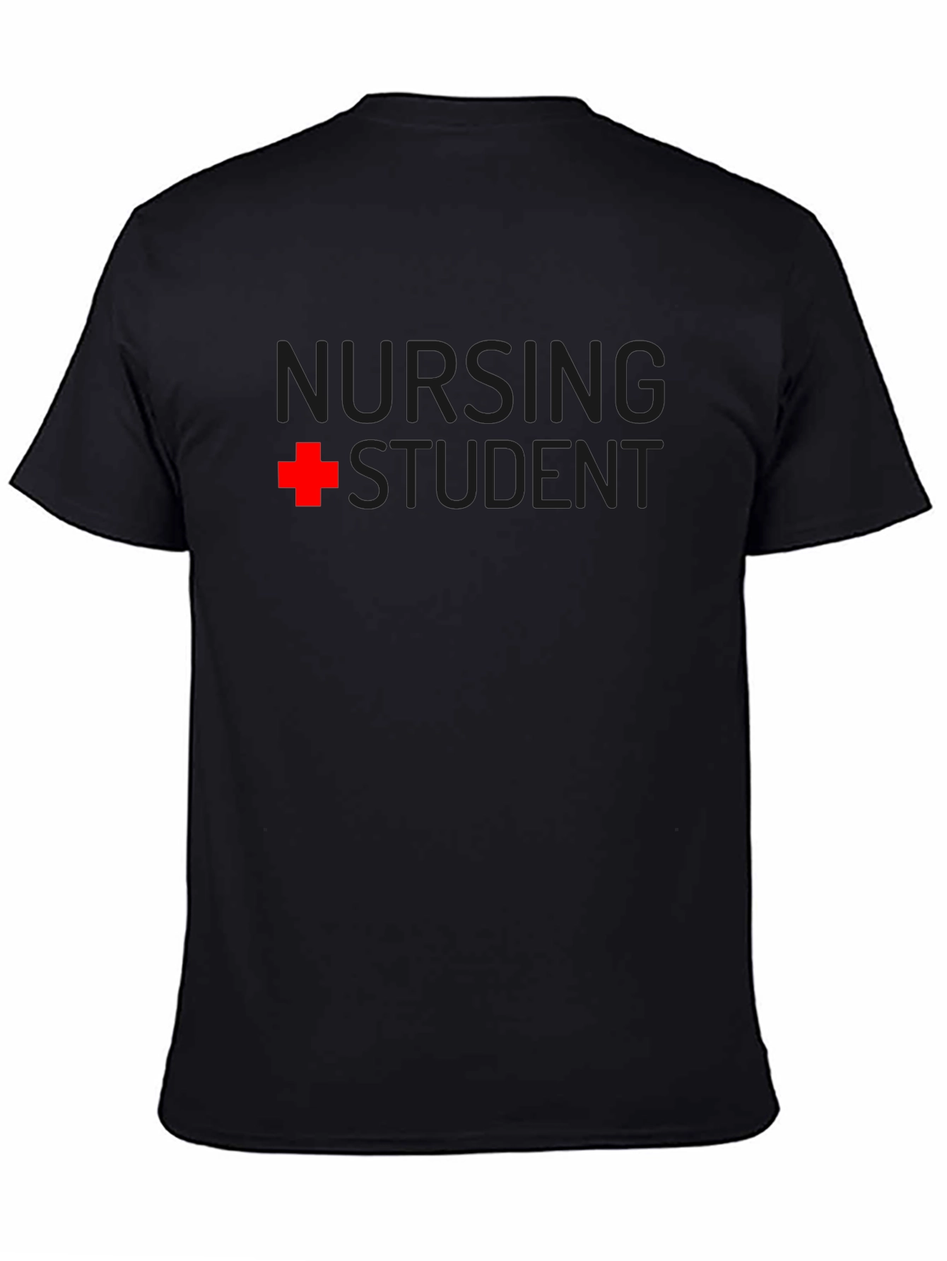 Nursing Student T-Shirt - Black Crew Neck Tee