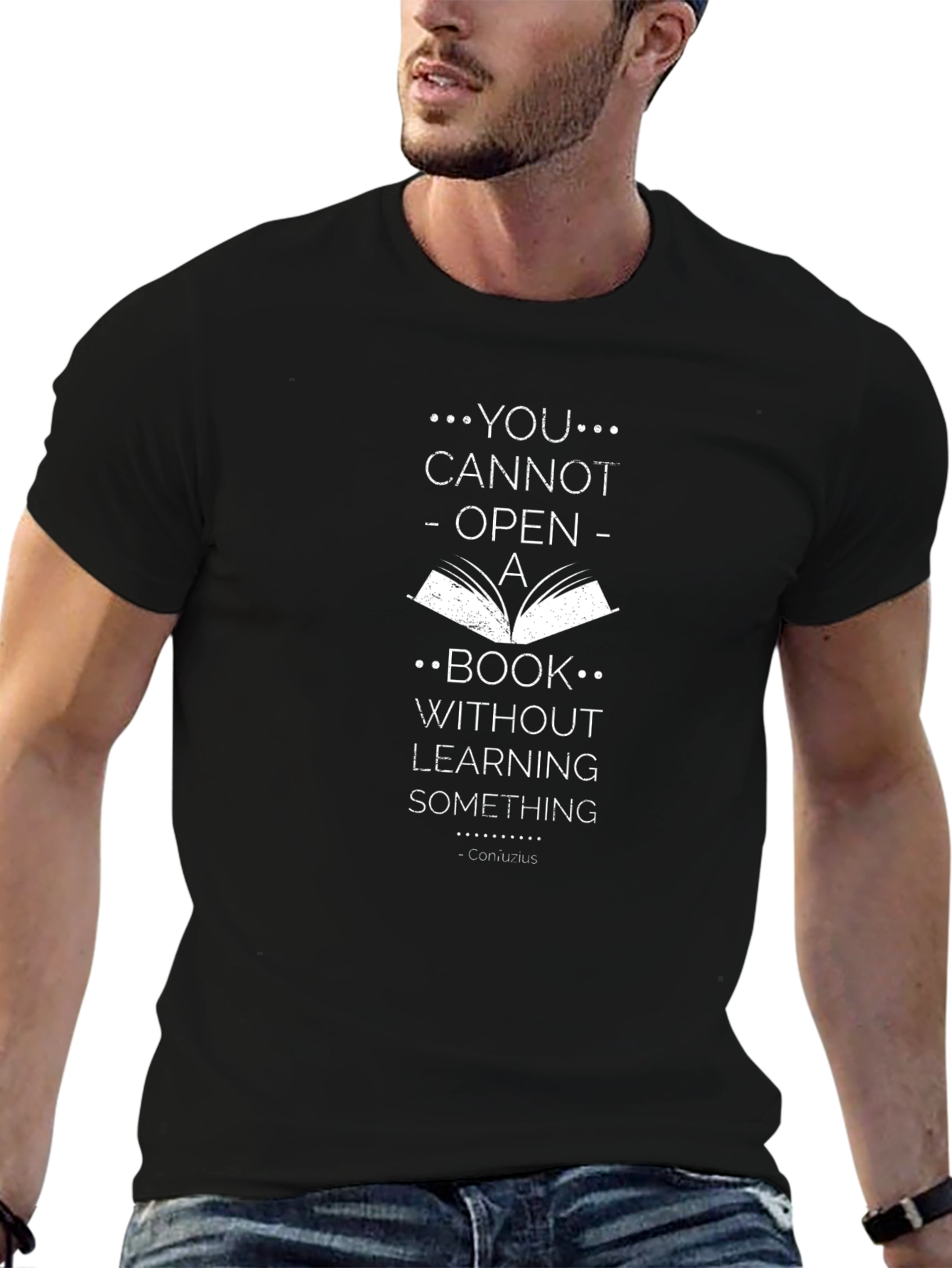 Inspirational Quote Graphic T-Shirt - Learn Something