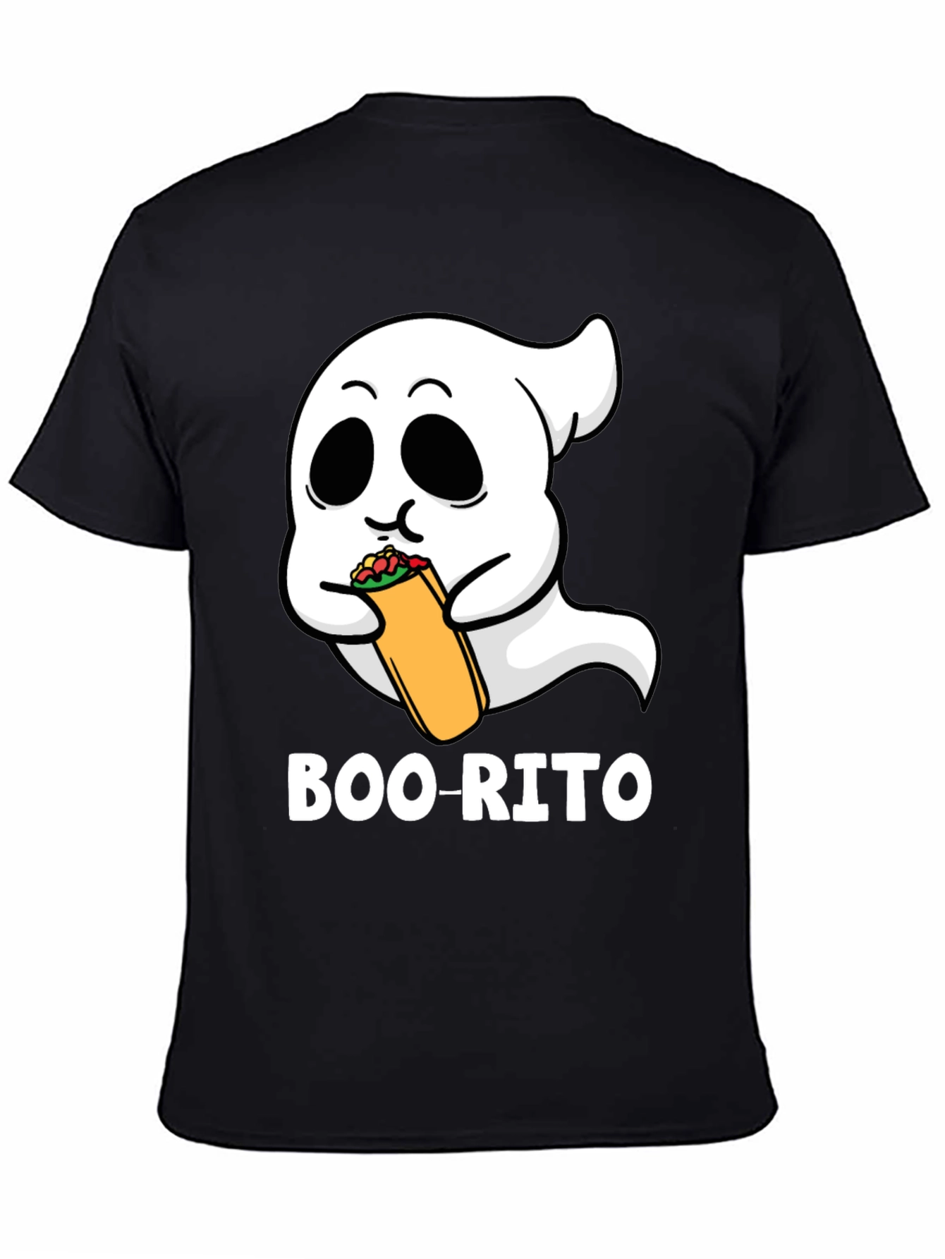 Boo-rito Ghost T-Shirt - Halloween Foodie Fun