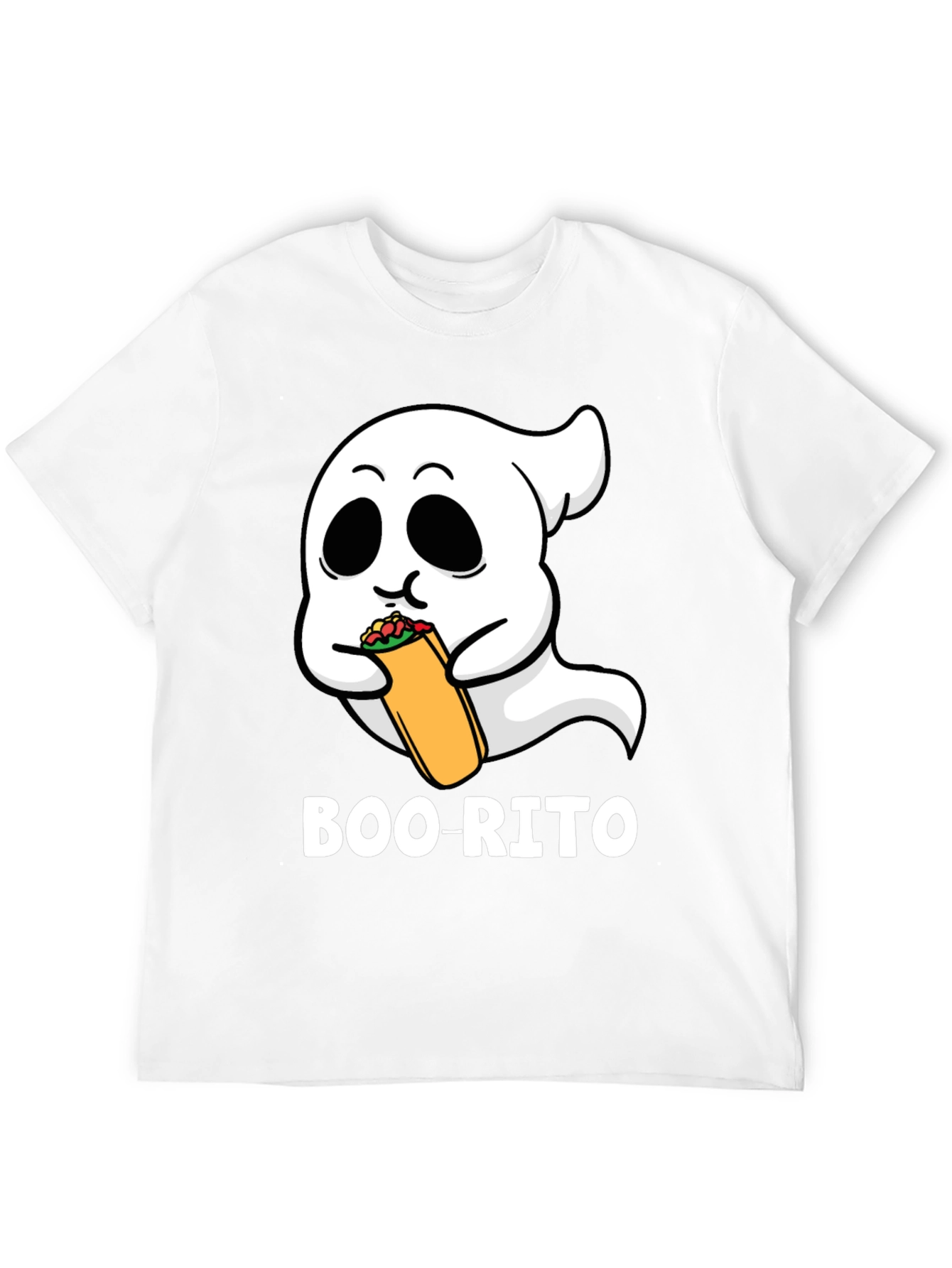 Boo-rito Ghost T-Shirt - Halloween Foodie Fun