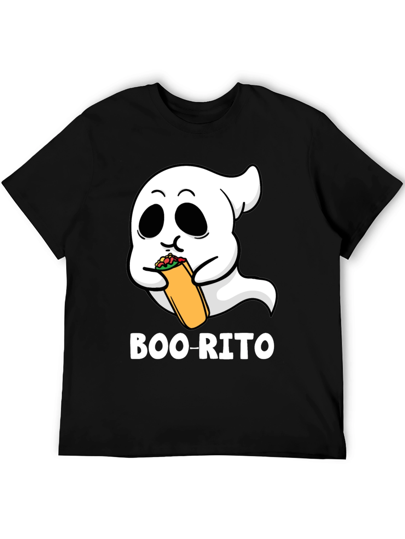 Boo-rito Ghost T-Shirt - Halloween Foodie Fun